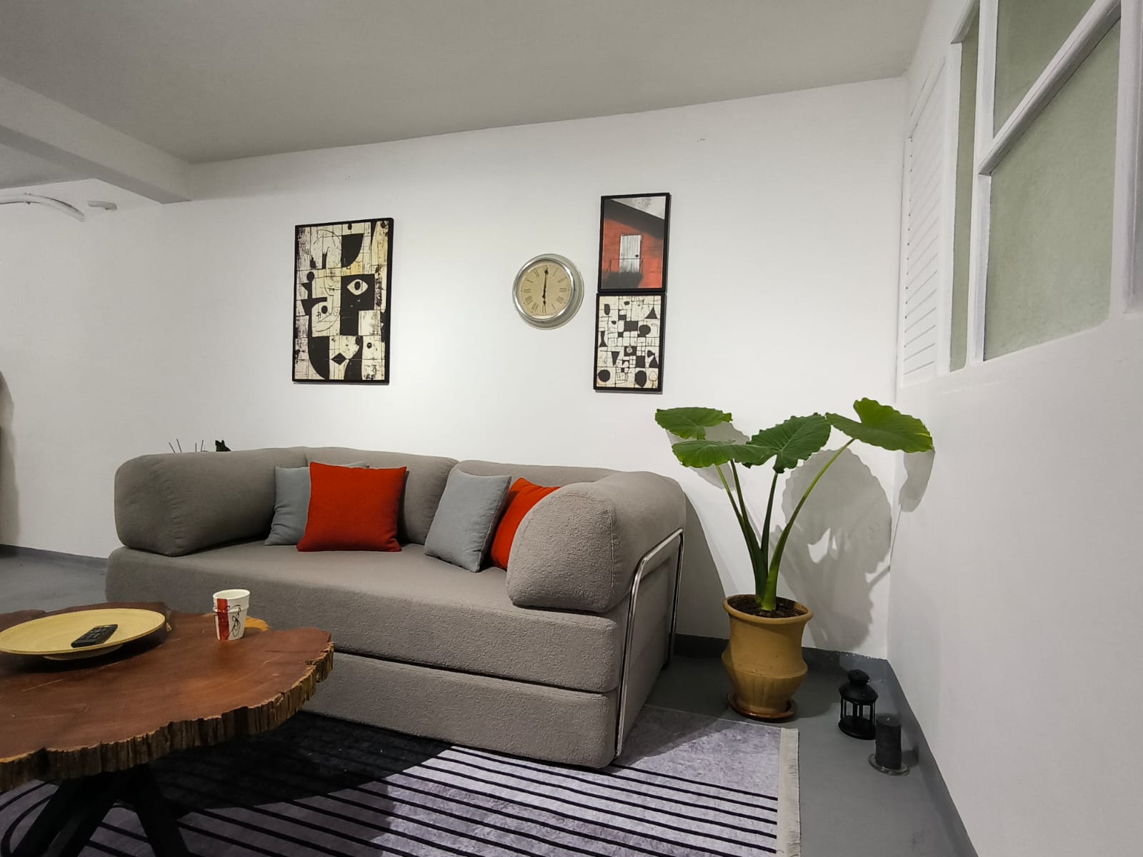 Canapé convertible Switch Gris taupe