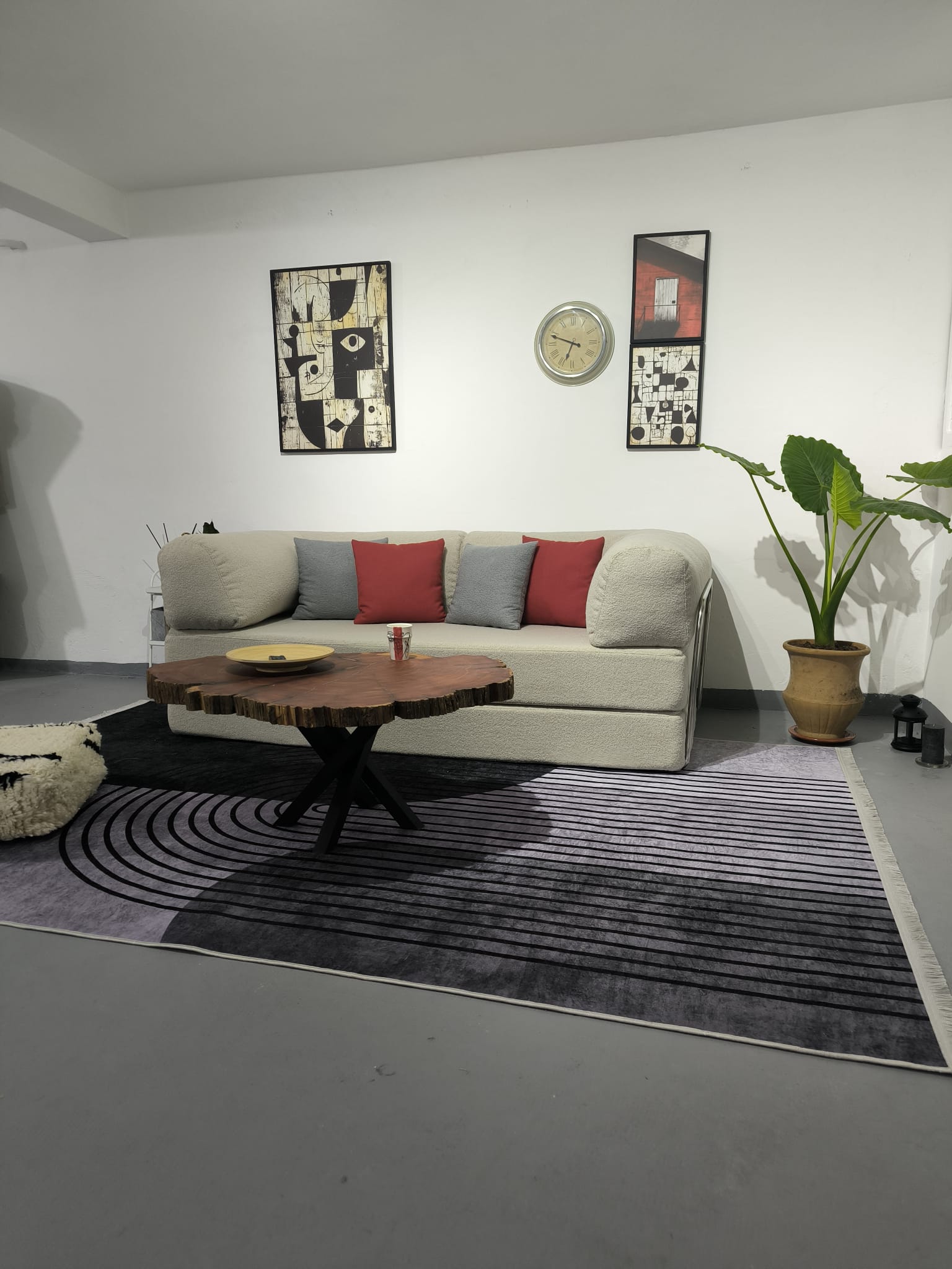 Canapé convertible Switch Ivoire