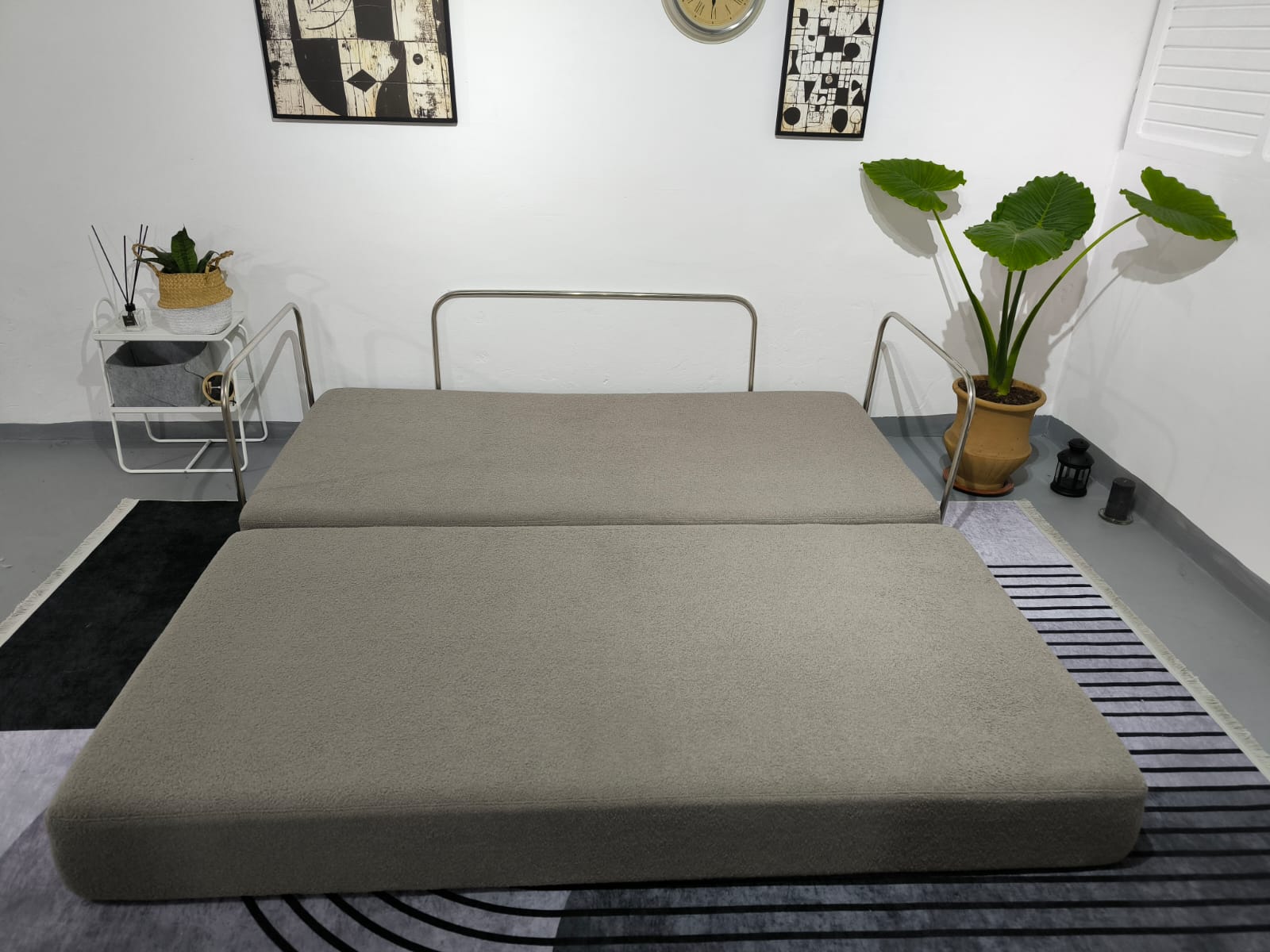 Canapé convertible Switch Gris taupe