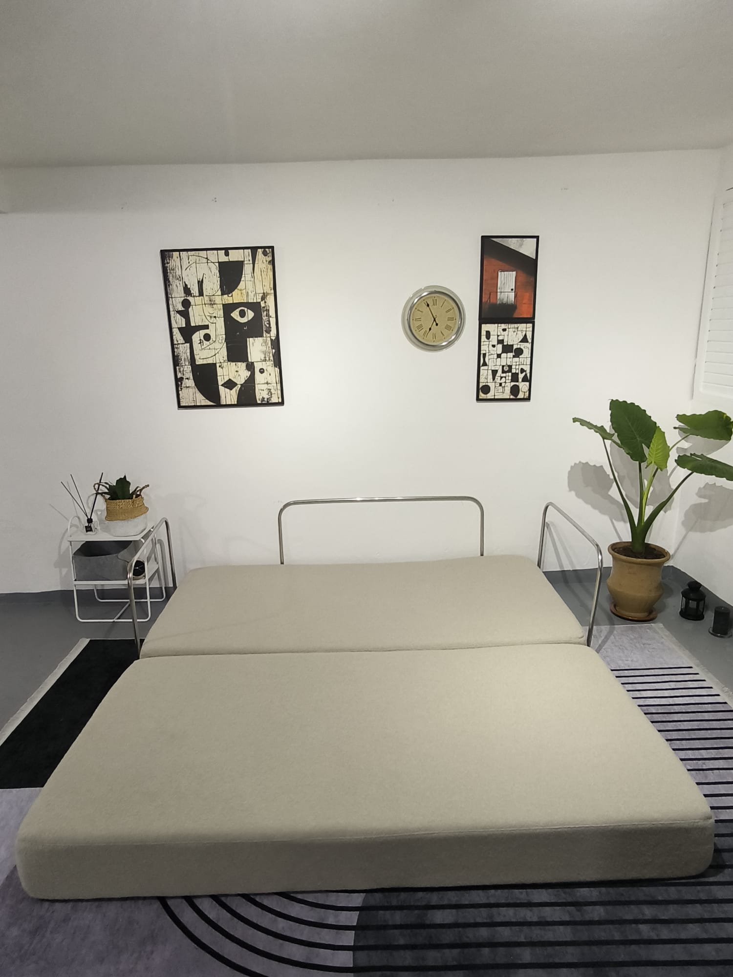 Canapé convertible Switch Ivoire