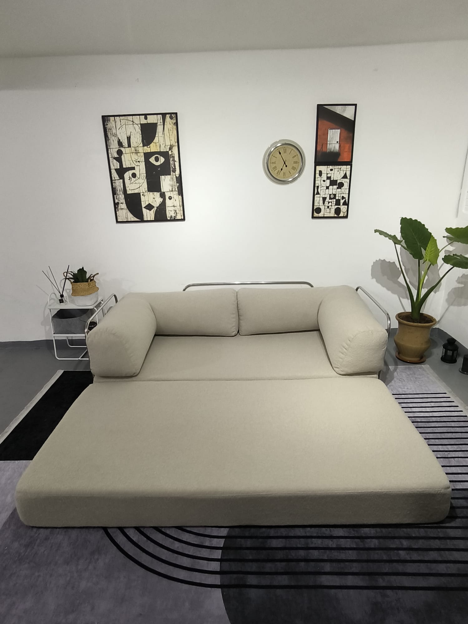 Canapé convertible Switch Ivoire