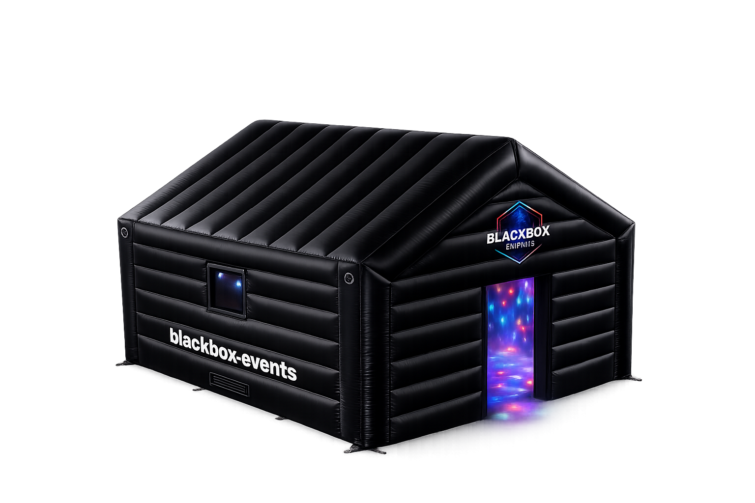 Salle événementielle gonflable BlackBox