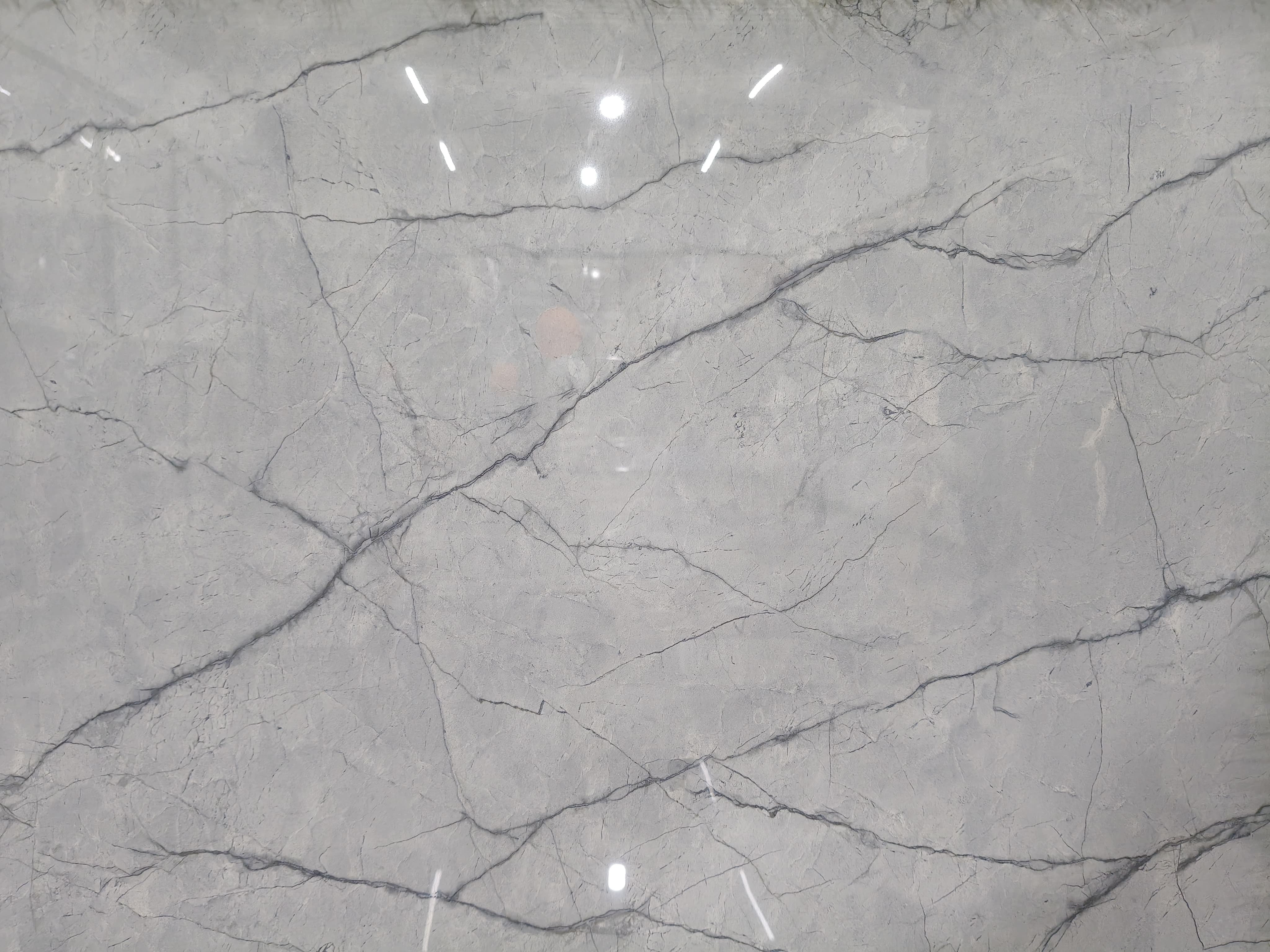 Polished Gray Marble Slab