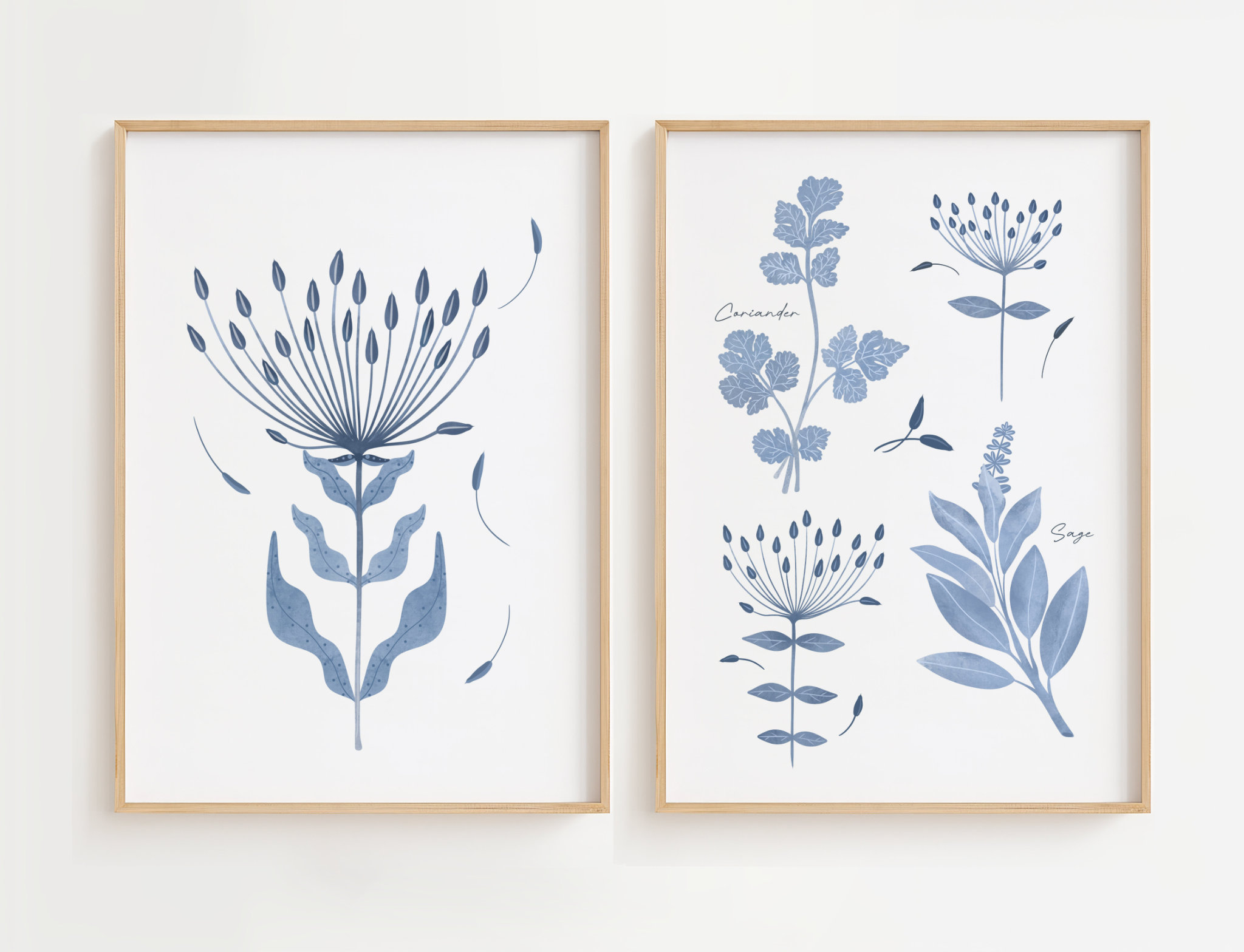 Botanical Art Print Set