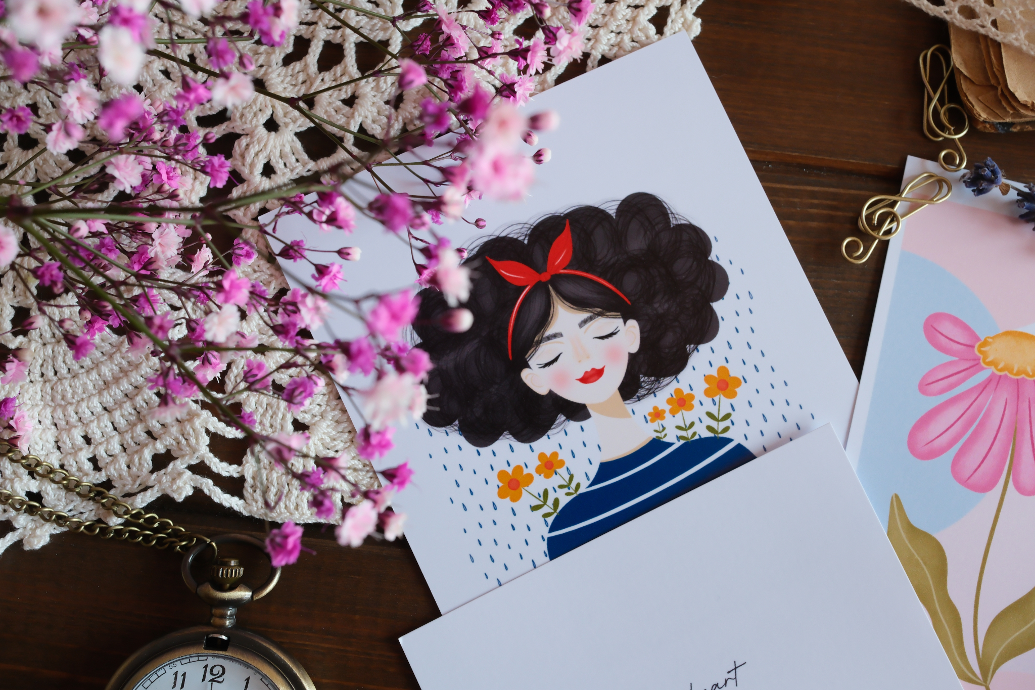 No Rain No Flowers Art Print