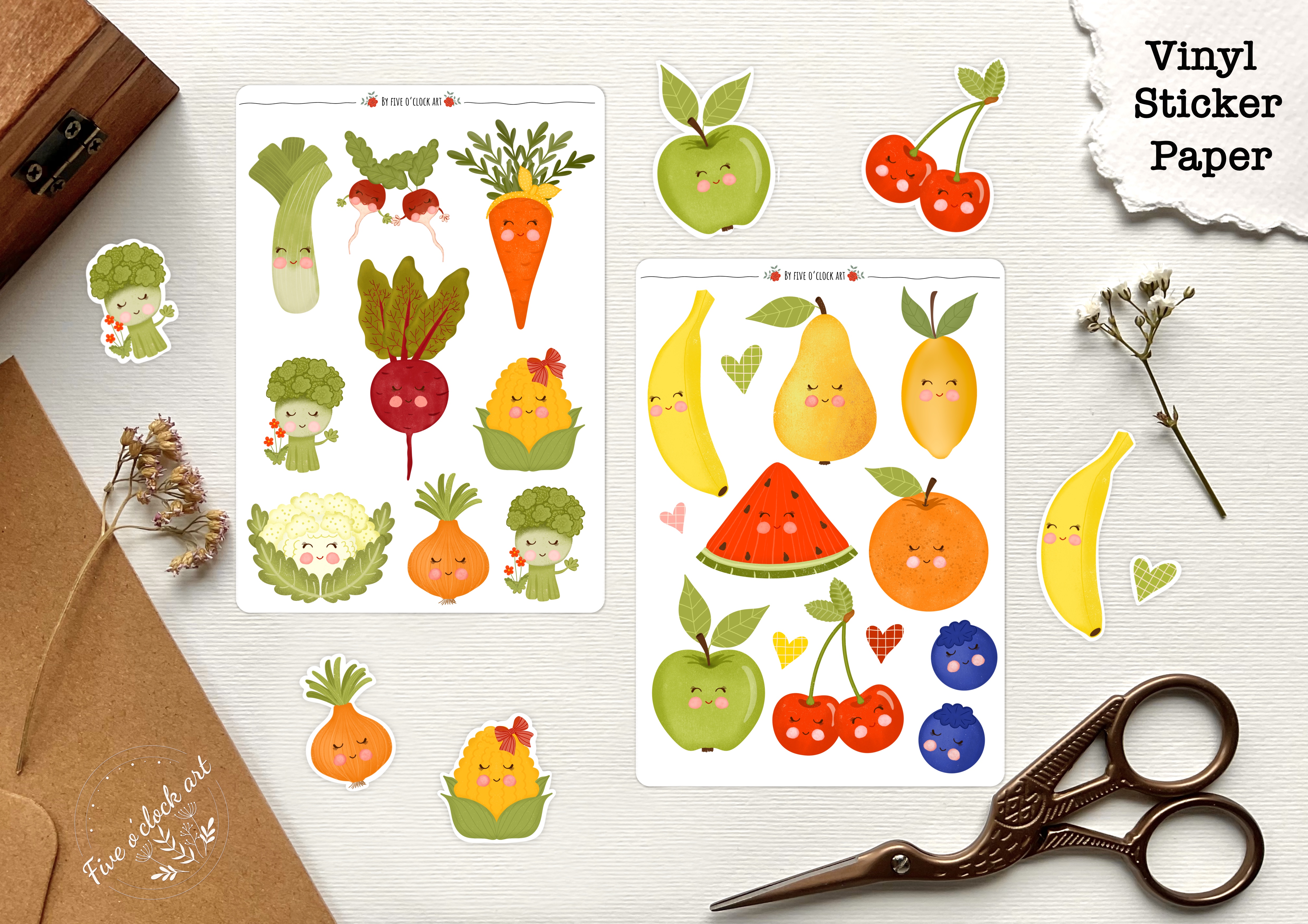 Funny Fruits and Veggies 