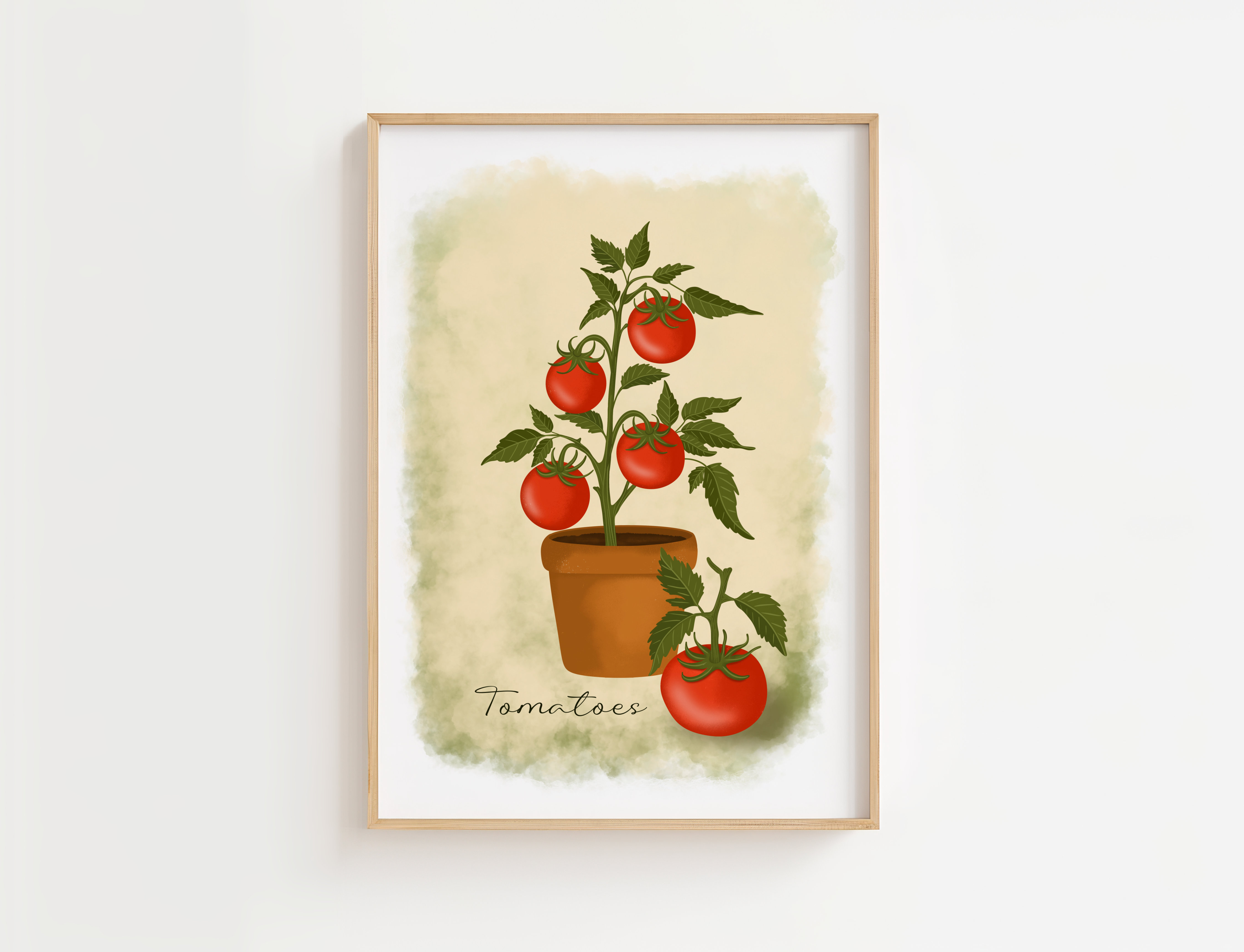 Tomato Plant Art Print