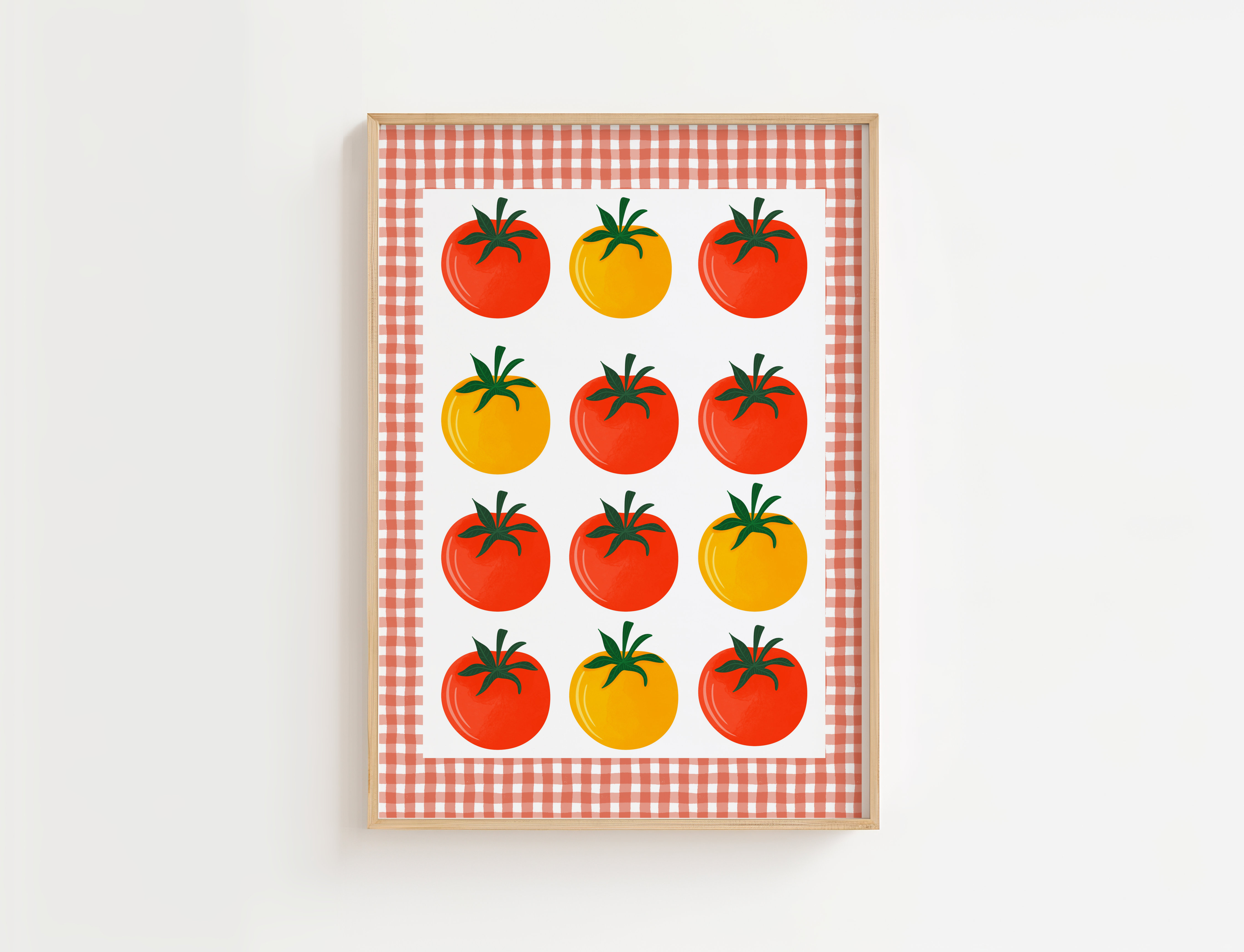 Red, Red, Yellow  Art Print
