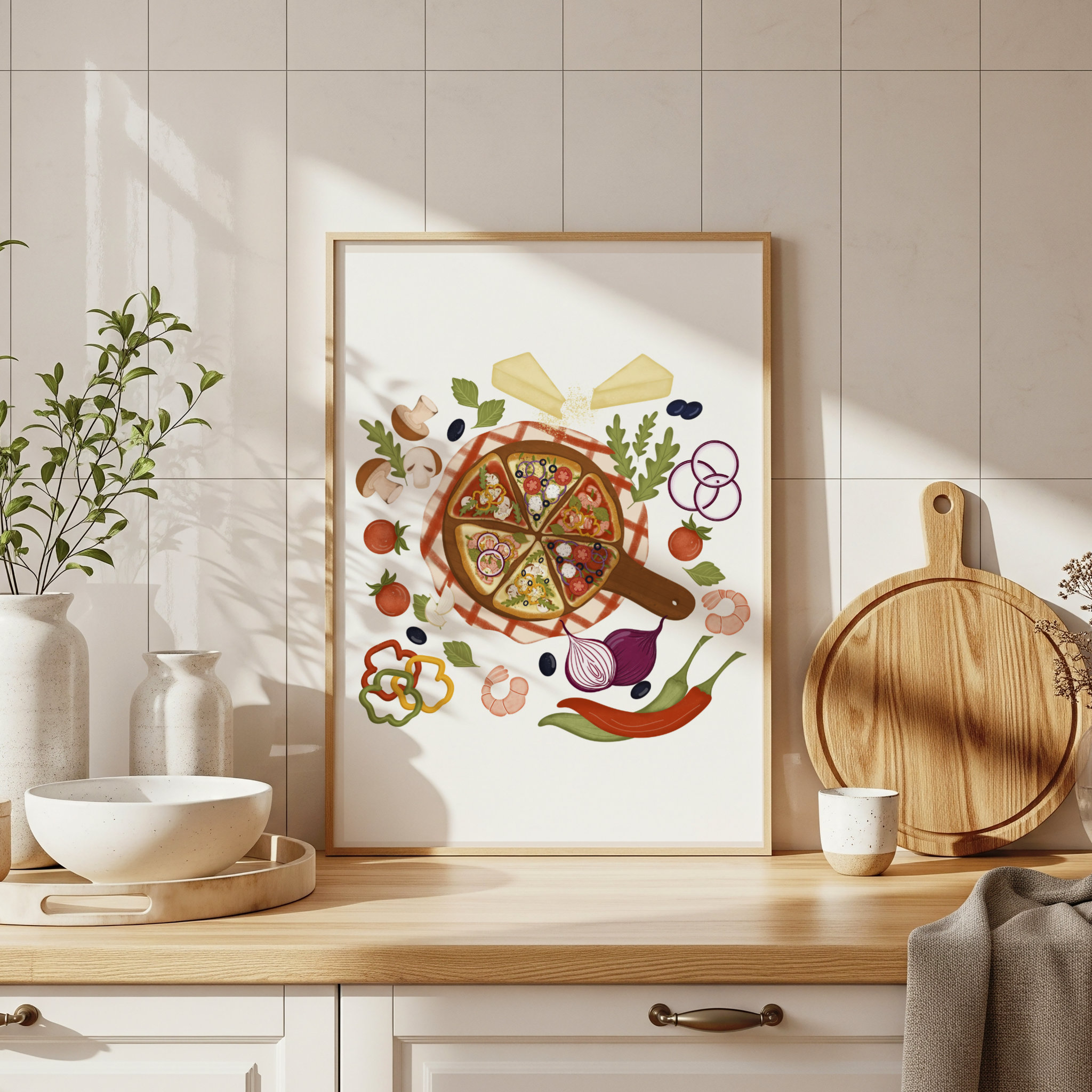 Pizza Art Print
