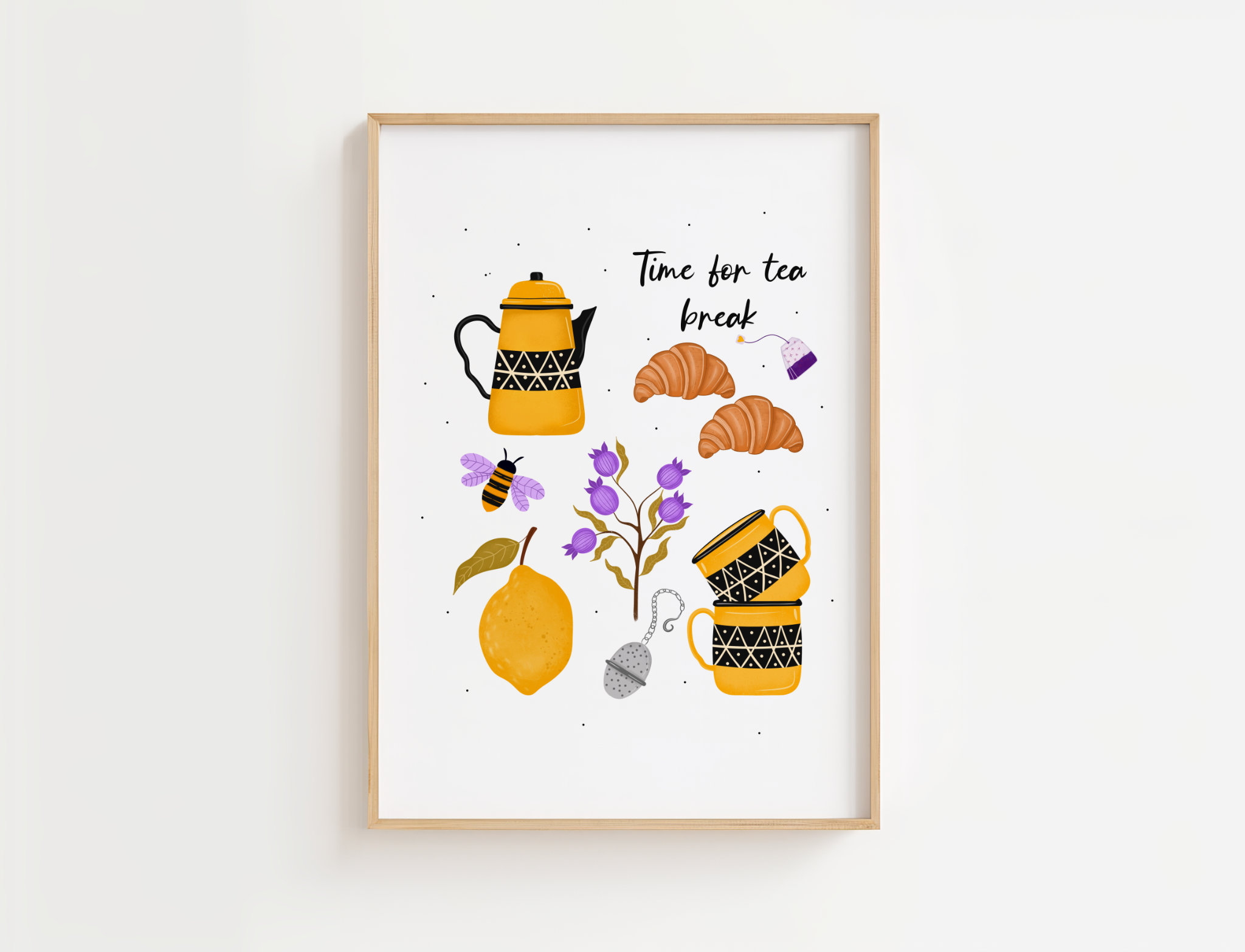Tea Break Art Print