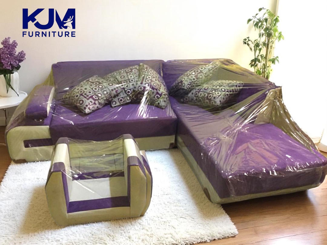 KJM L Minimalis (set meja)