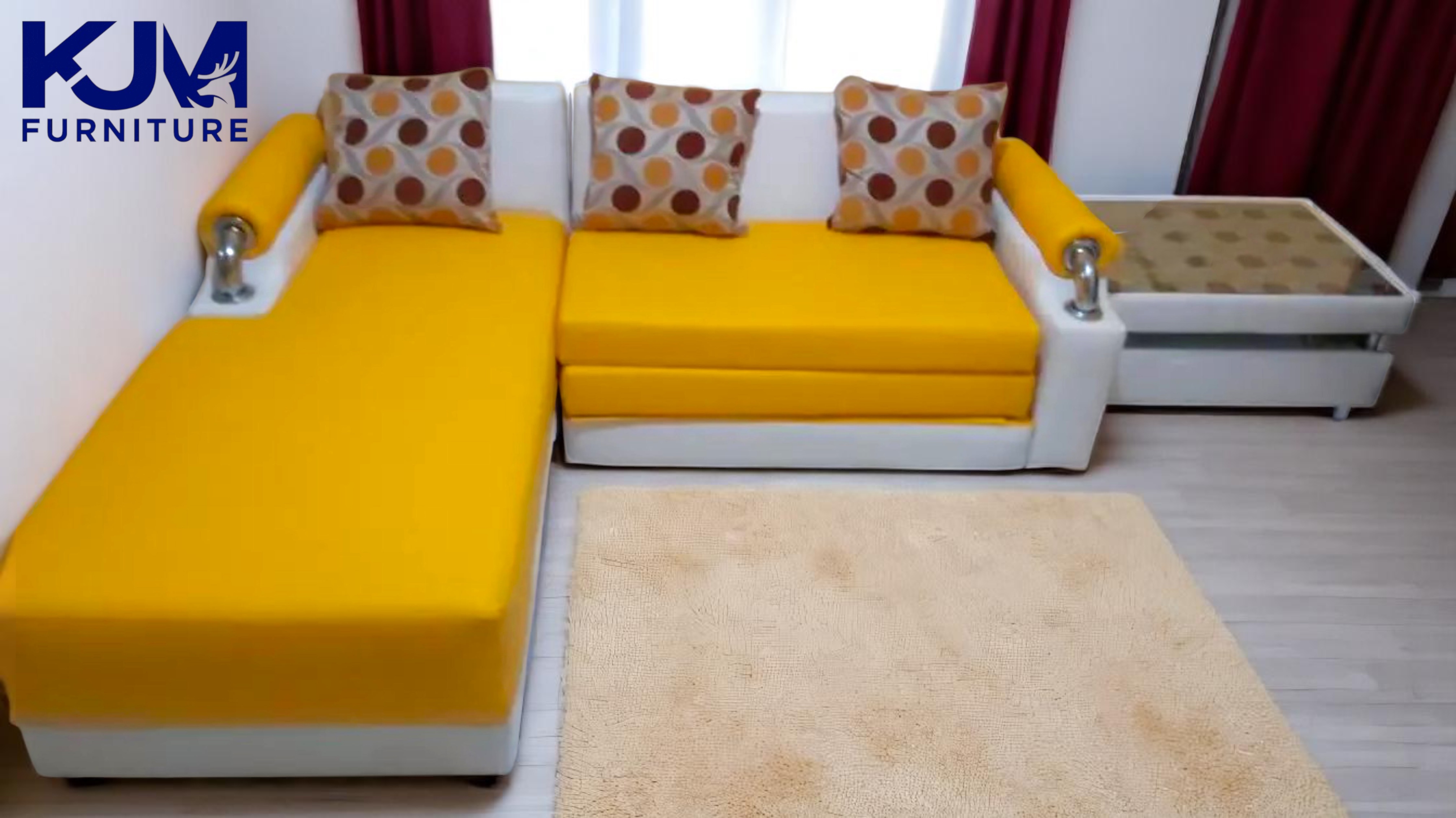 KJM L Sofa bed Double Elbow
