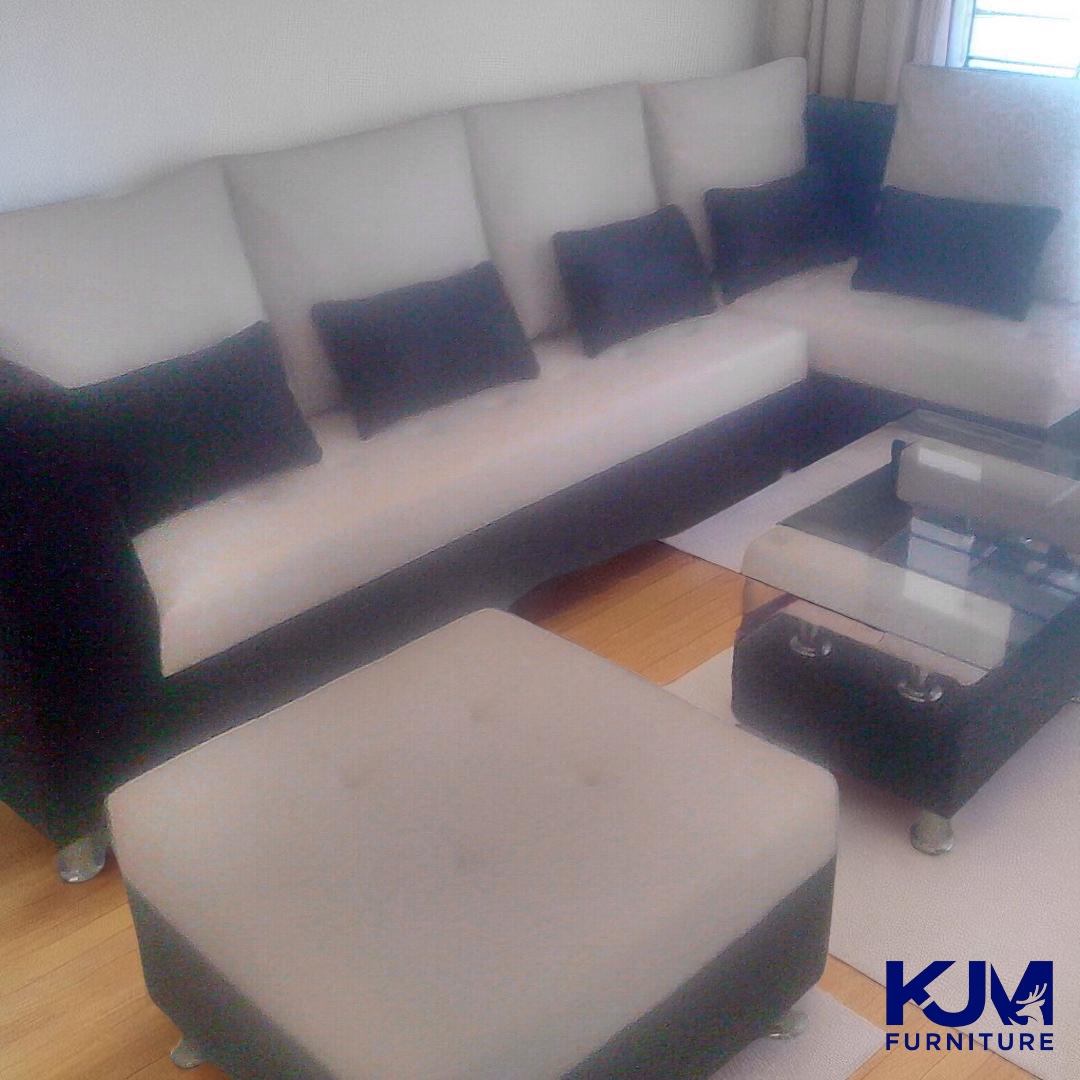 KJM L Minimalis (set meja)