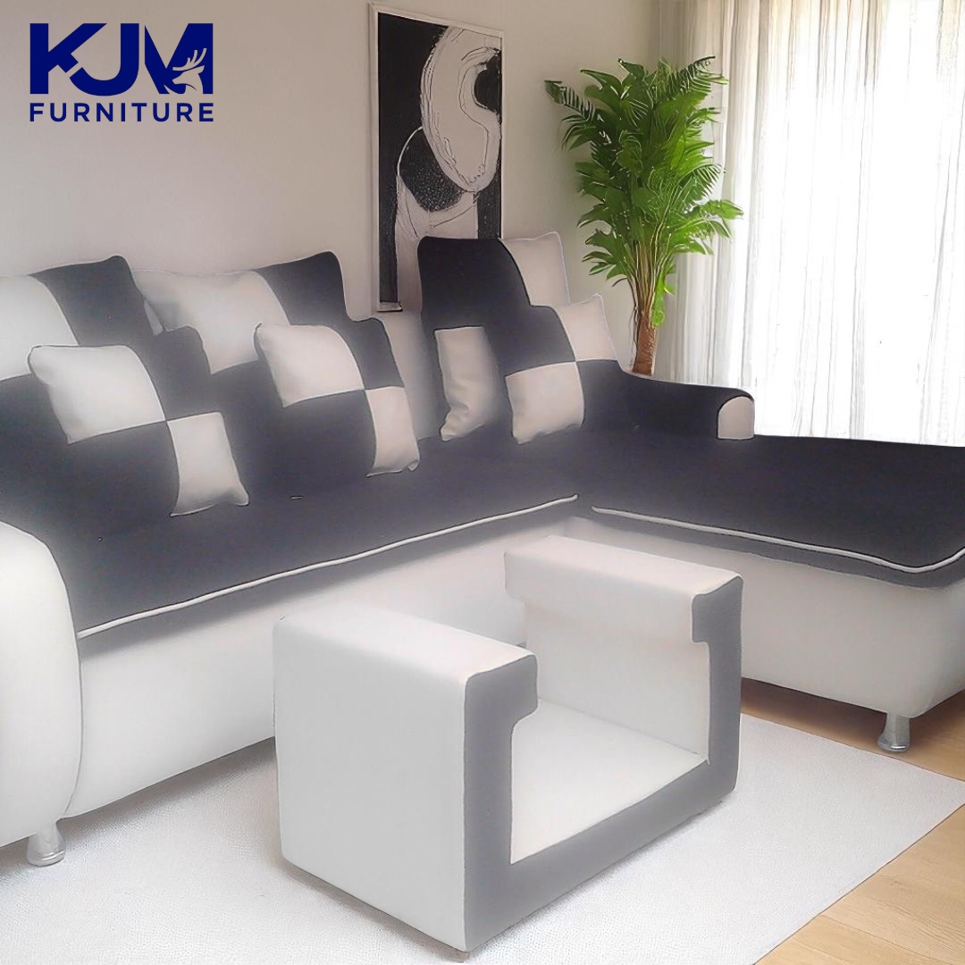 KJM L Minimalis (set meja)