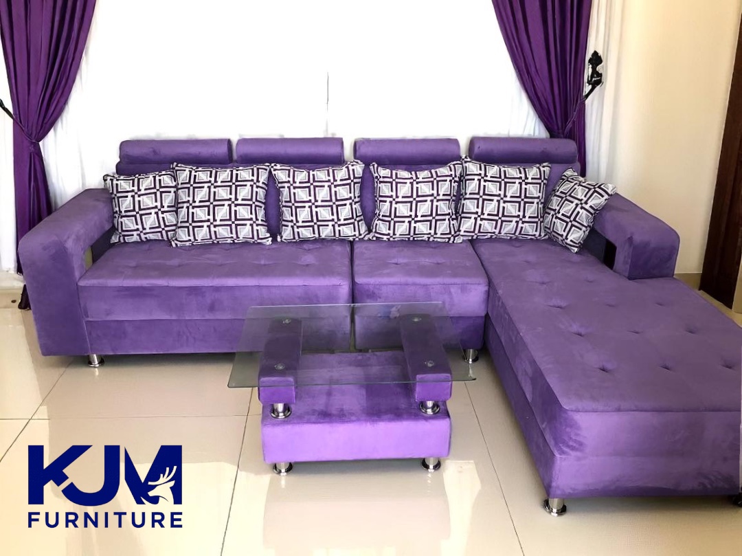 KJM L Minimalis (set meja)