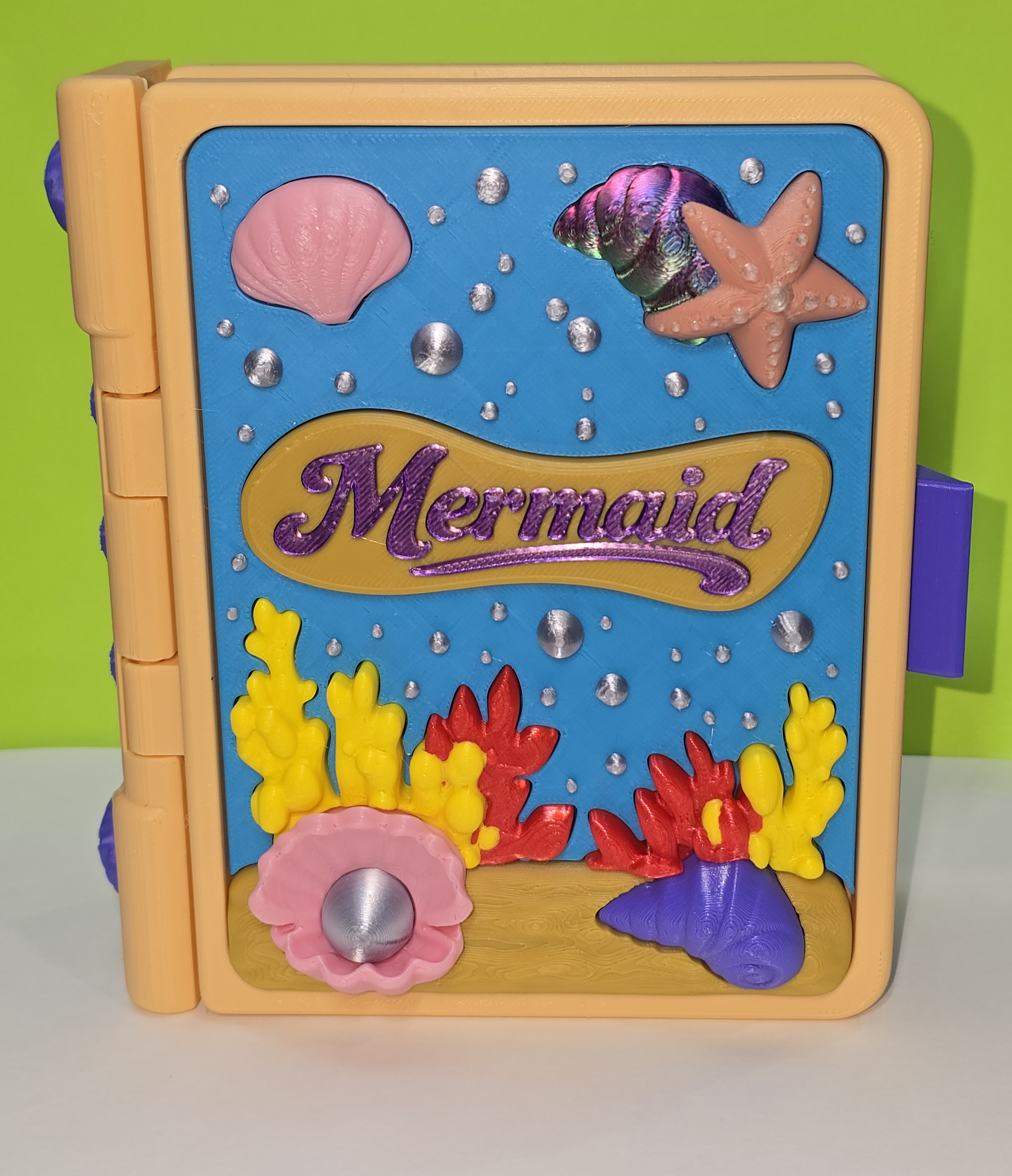 3D printed Mermaid-Themed Secret Book