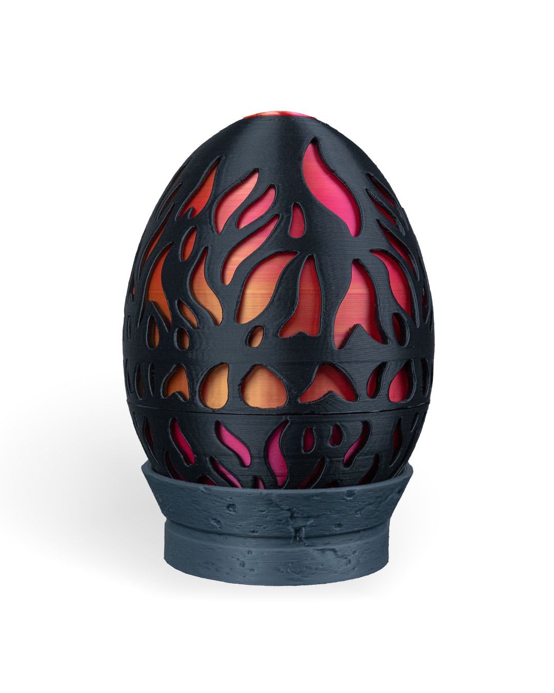 Magma Dragon with egg, and base