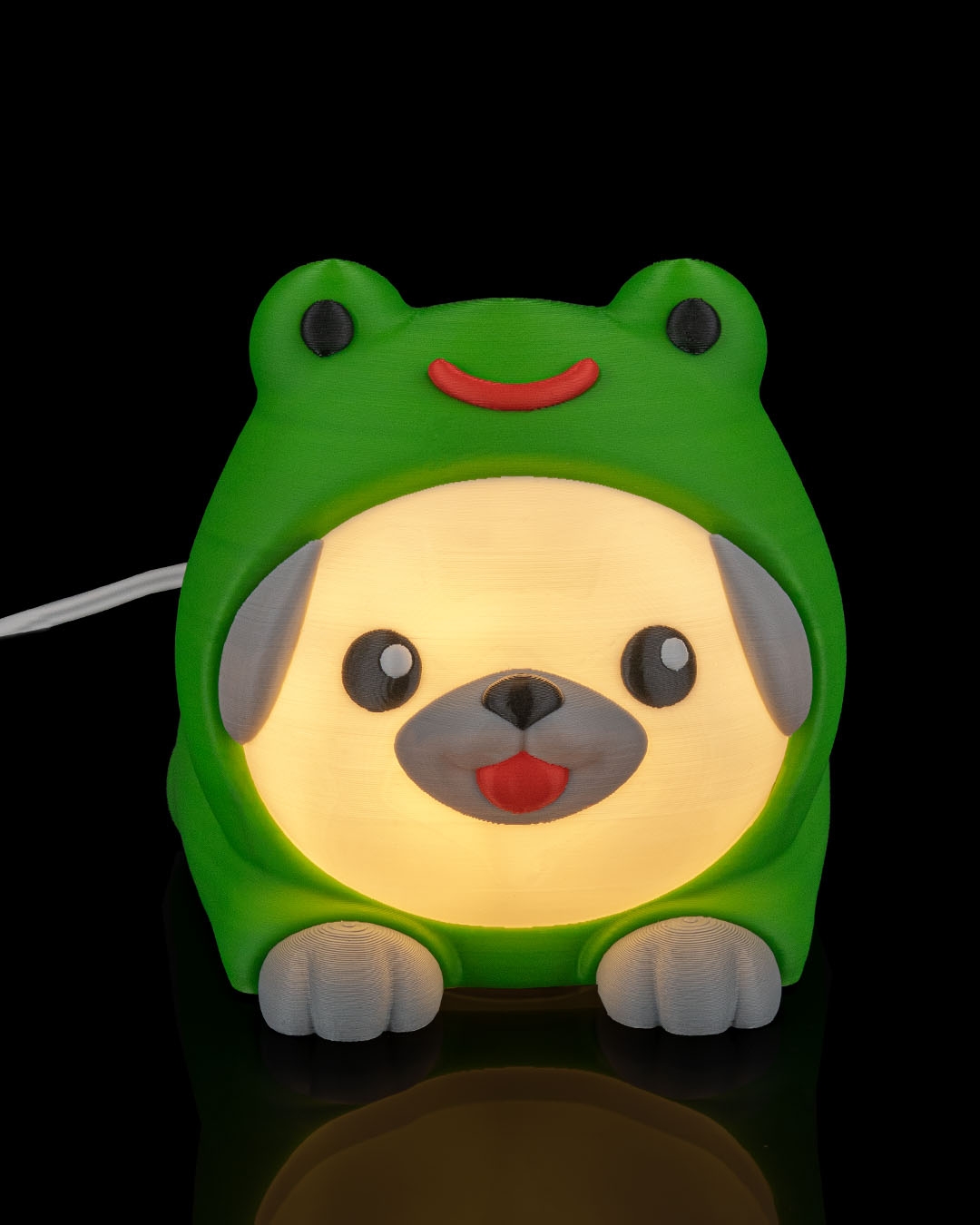 Frog Puppy Night Lamp