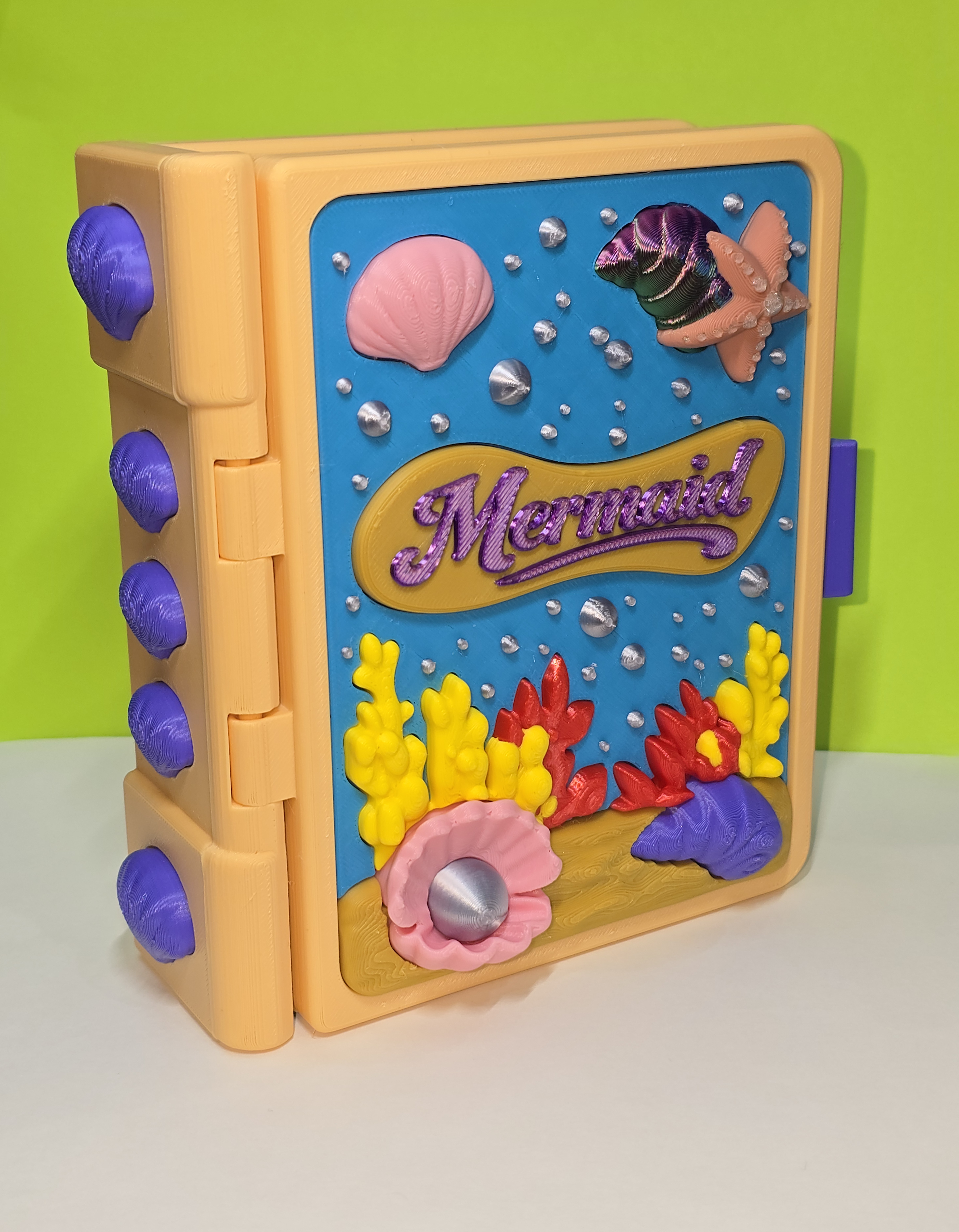 3D printed Mermaid-Themed Secret Book