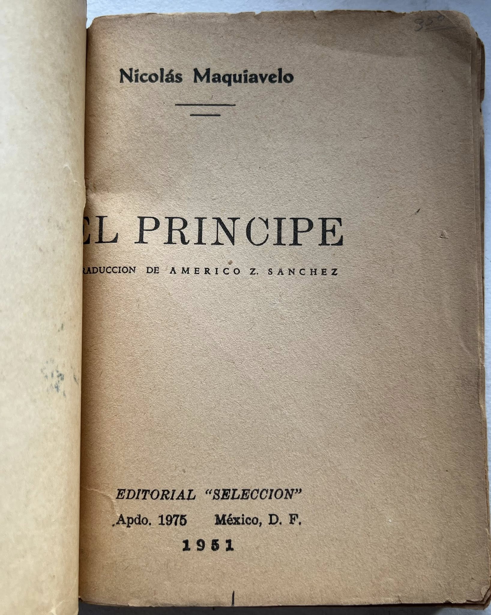 El Príncipe por Nicolás Maquiavelo