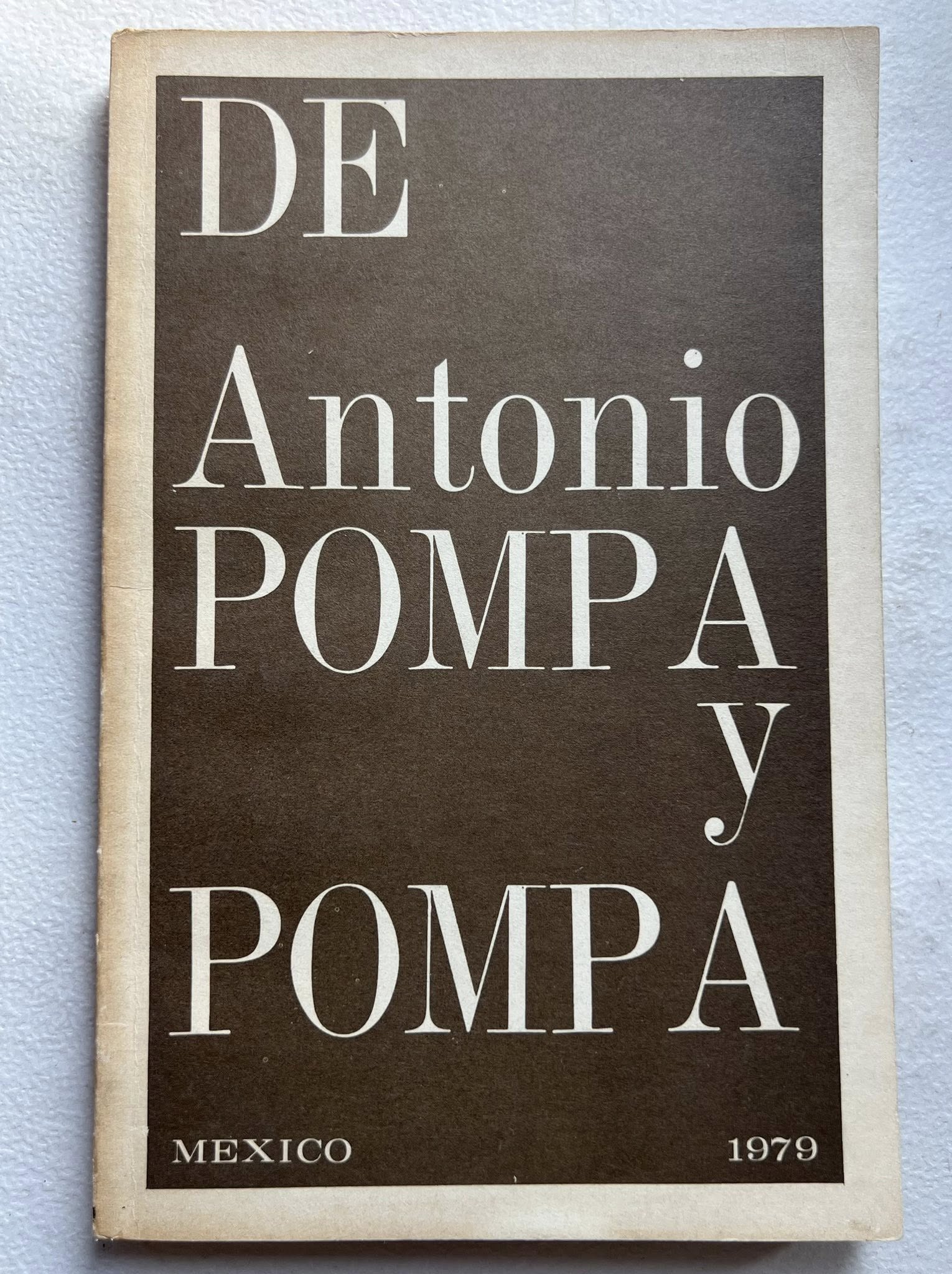 De Antonio Pompa y Pompa por la UNAM