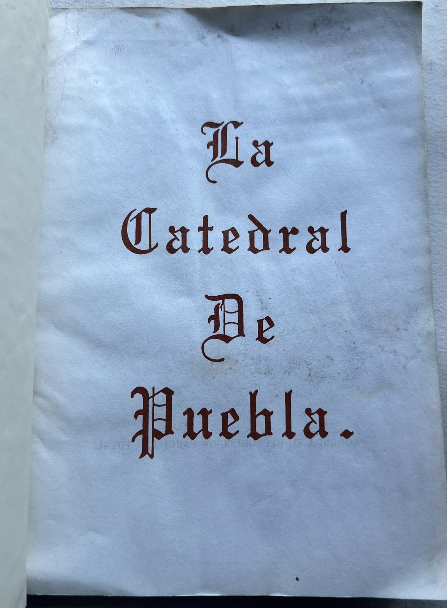 La Catedral de Puebla por Antonio Juarez Burgos 