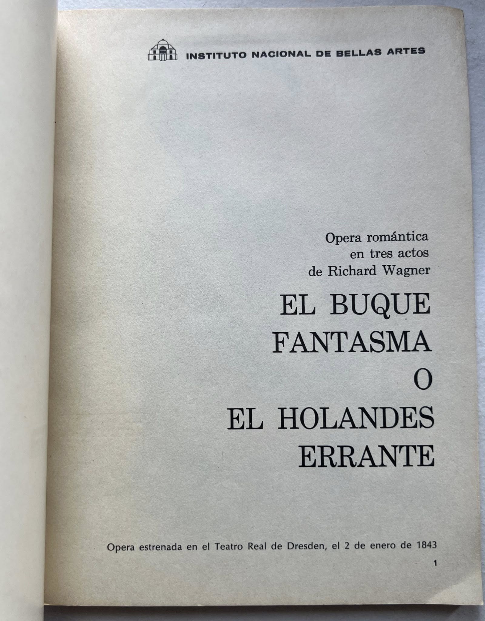 El Buque Fantasma o El Holandés Errante