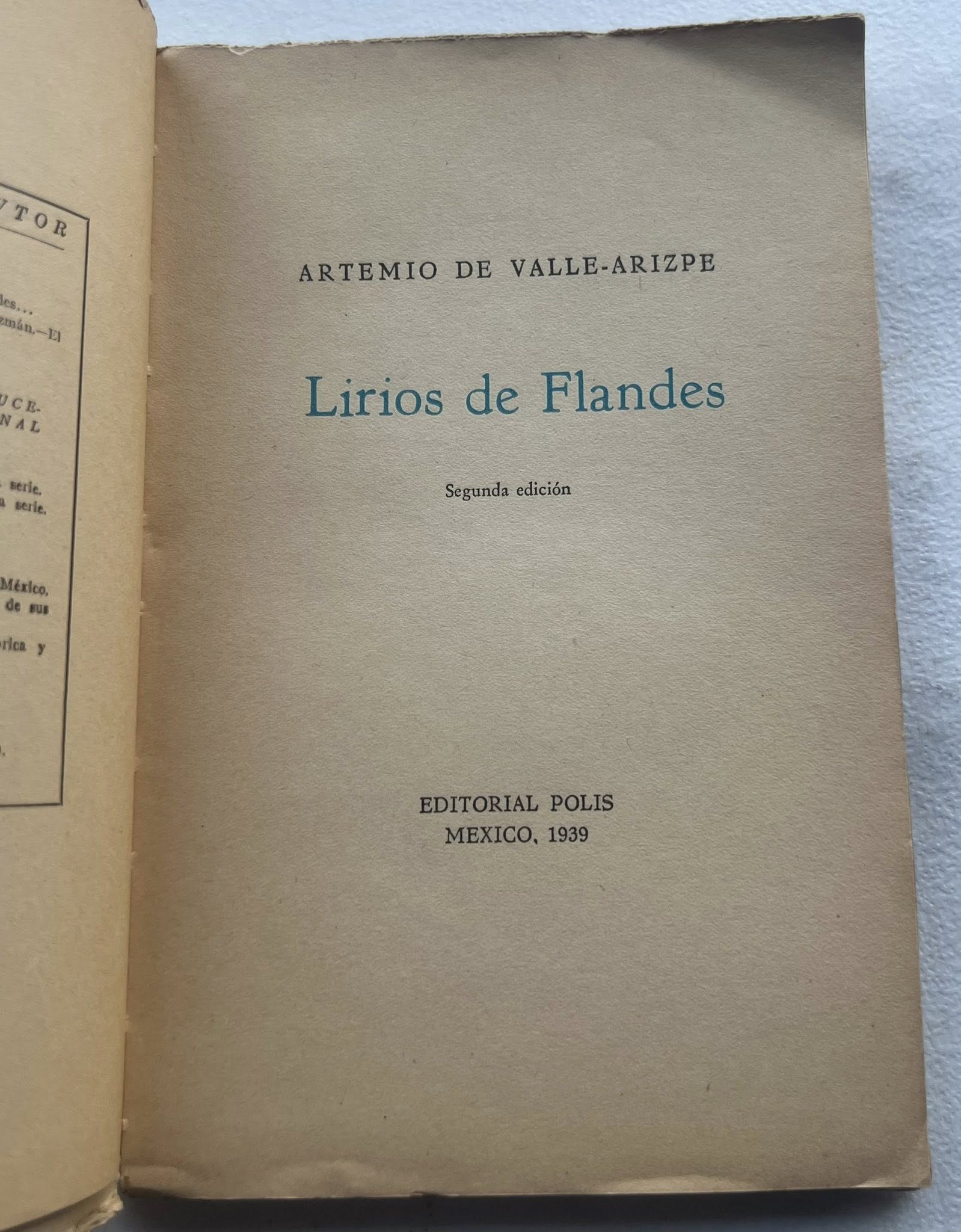 Lirios de Flandes por Artemio de Valle-Arizpe