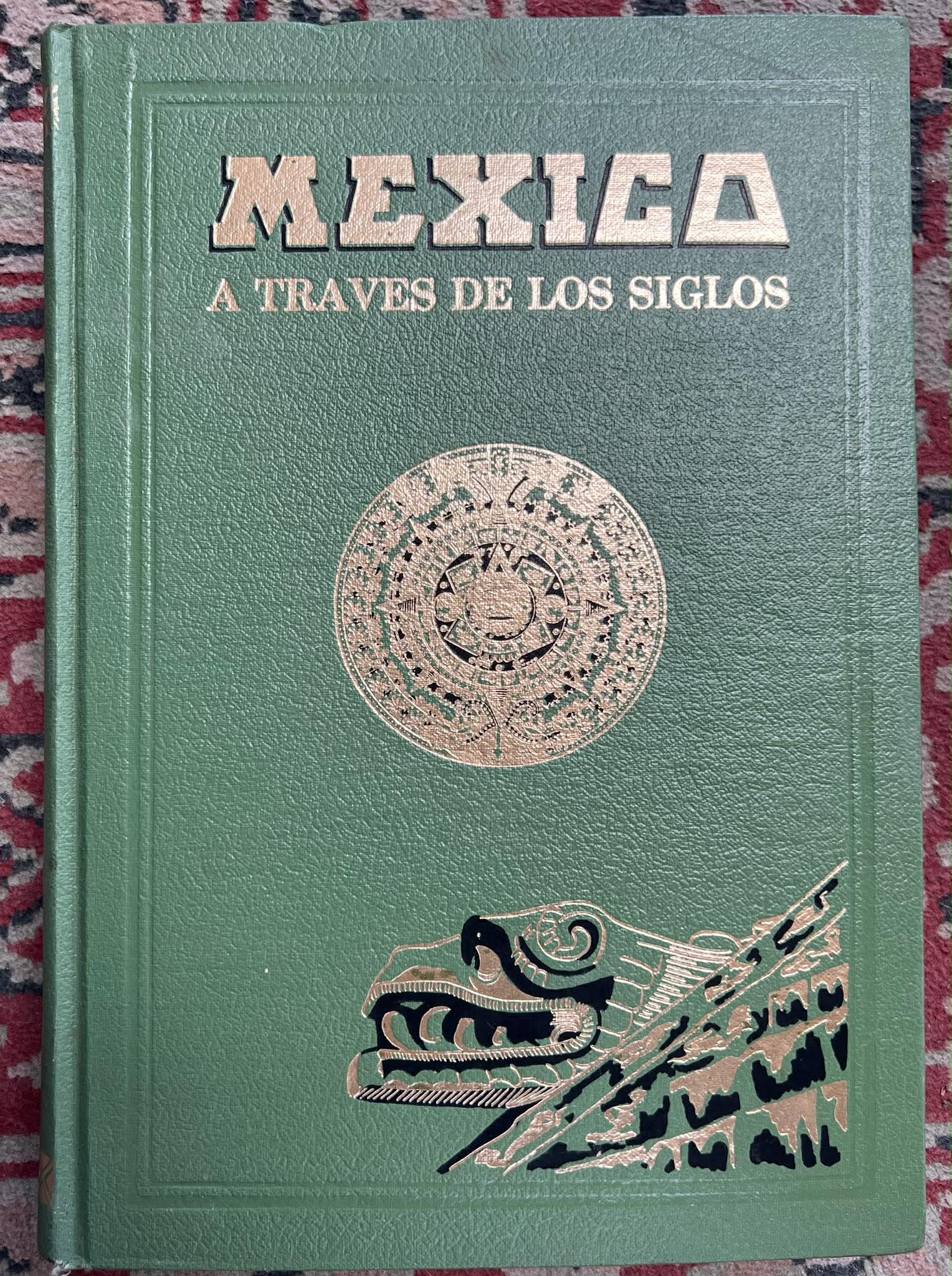 Colección 5 tomos de México a Través de los Siglos por D. Vicente Riva Palacio 
