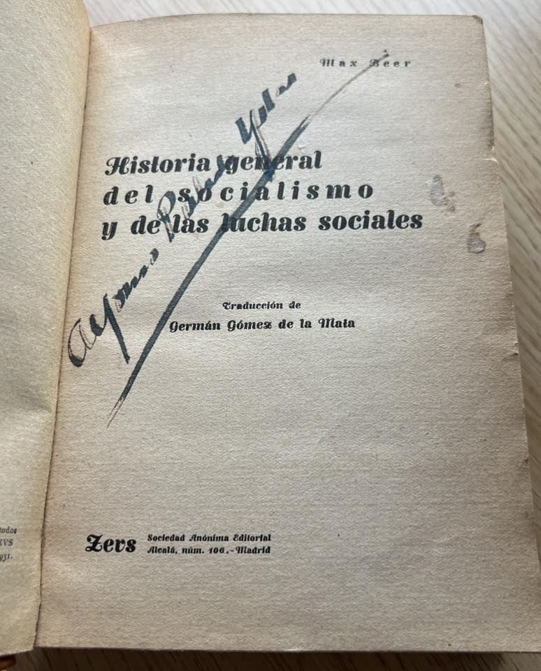 Historia General del Socialismo y de las luchas Sociales por Max Beer