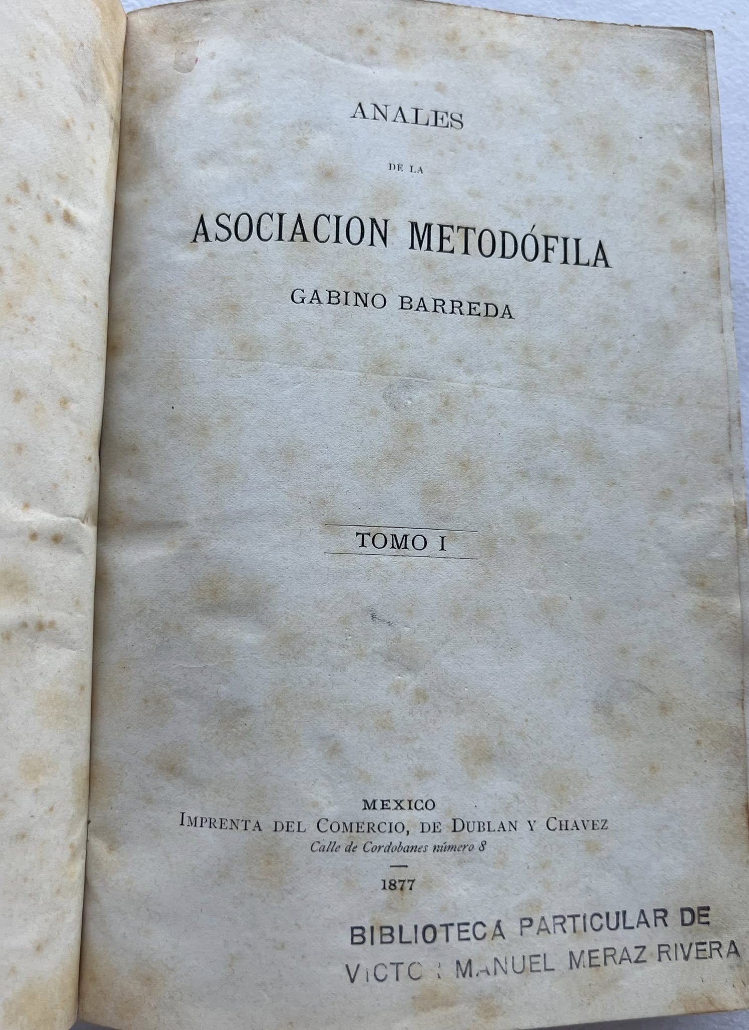 Anales de la Asociación Metodófila 