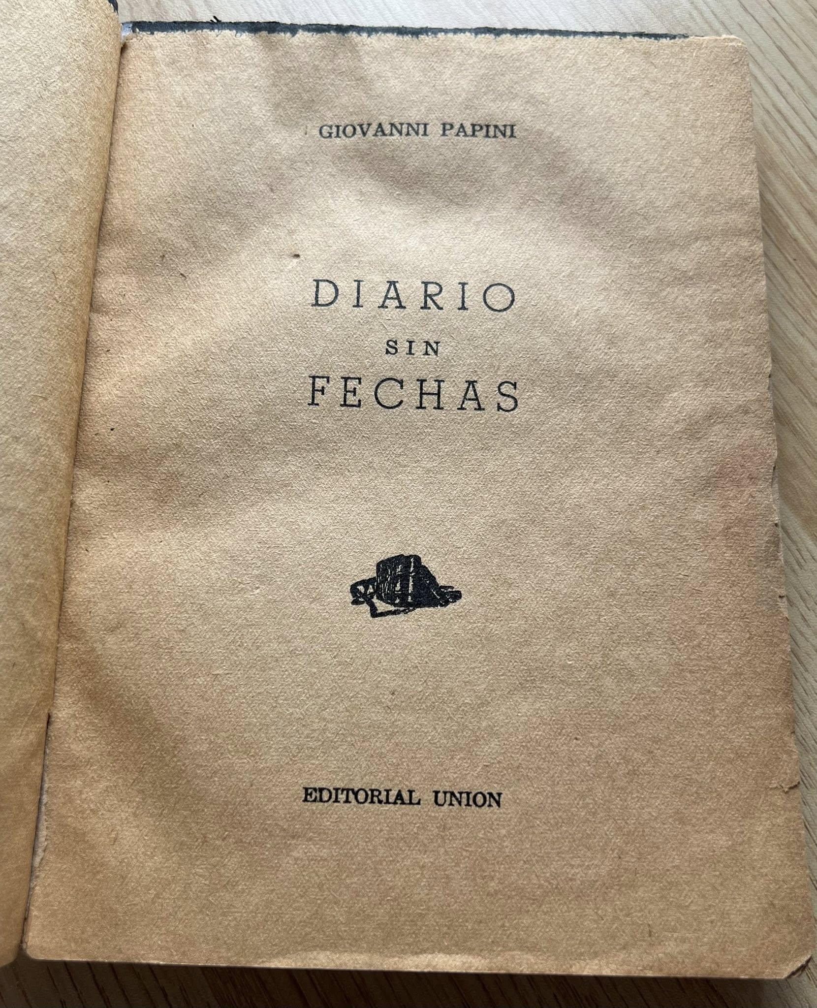 Diario Sin Fechas por Giovanni Papini