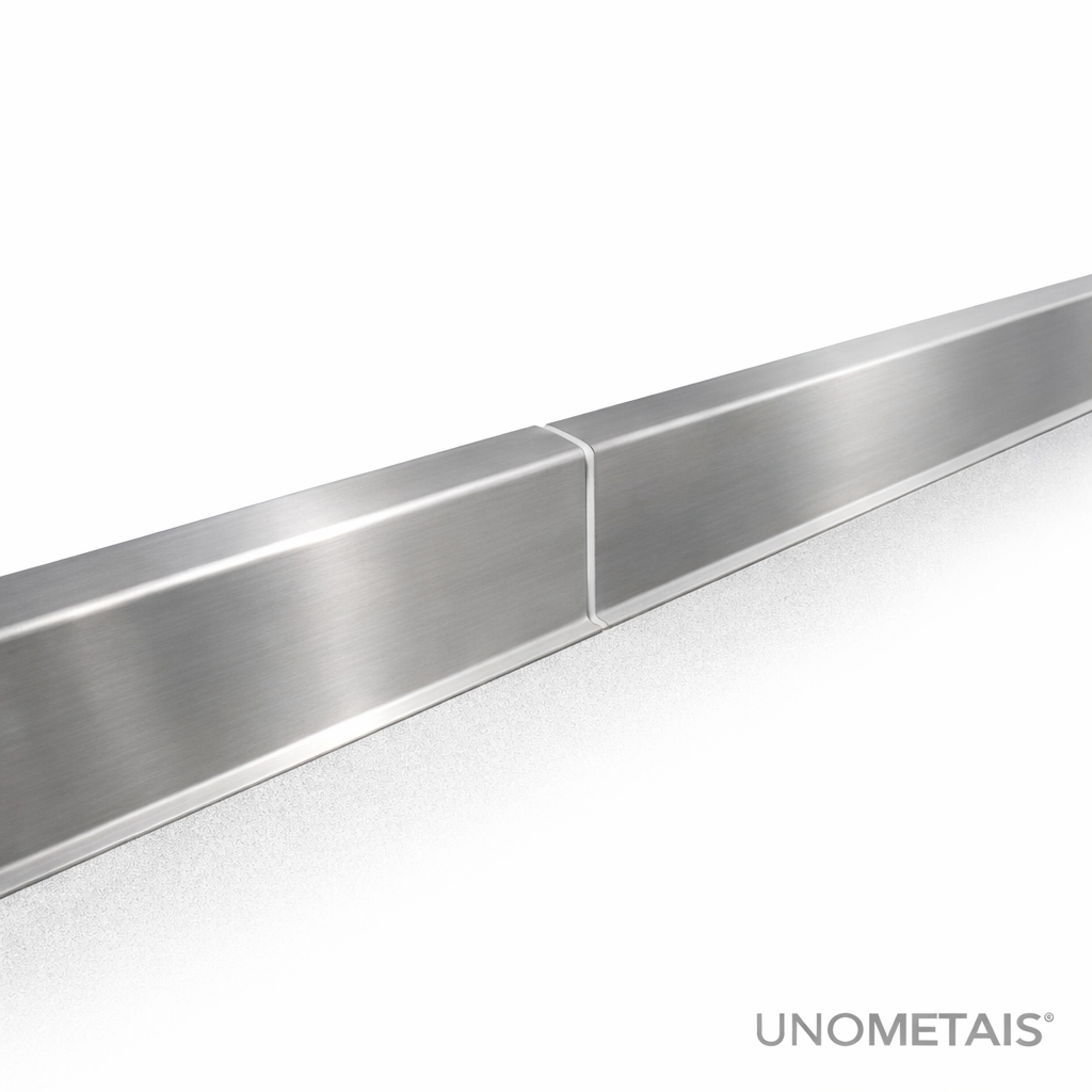 Rodapé Sanitário Inox - Sob Medida Modular