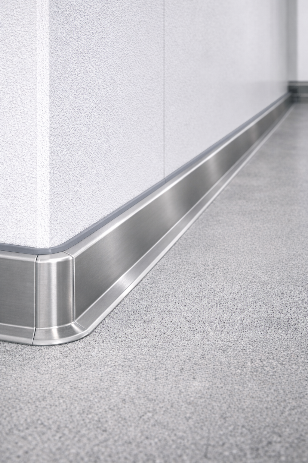 Rodapé Sanitário Inox - Sob Medida Modular