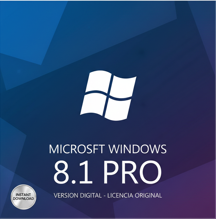Microsoft Windows 8.1 Pro - Licencia Digital Permanente 1Pcs