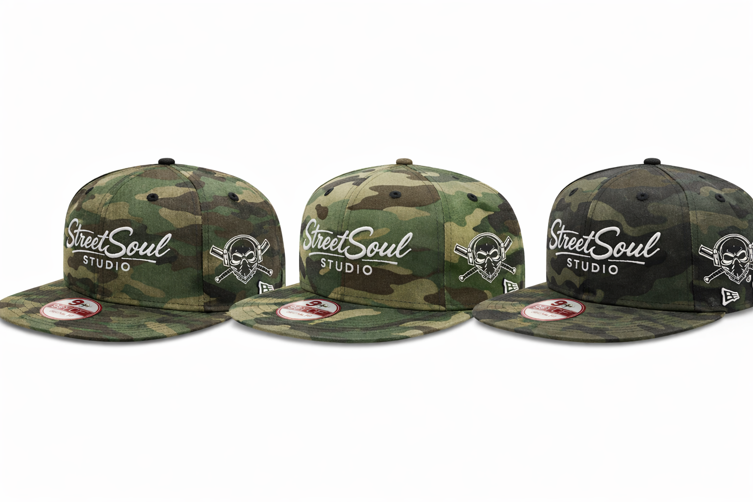 StreetSoul Studio Camouflage Snapback Hat