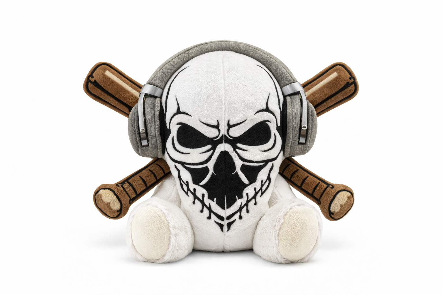 Skull Gamer Plush