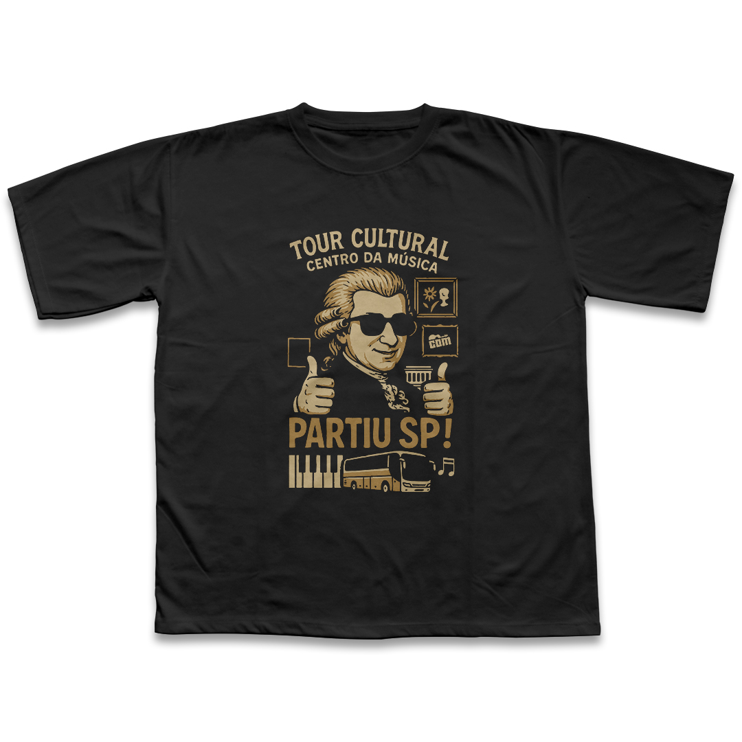 Camiseta Mozart em SP
