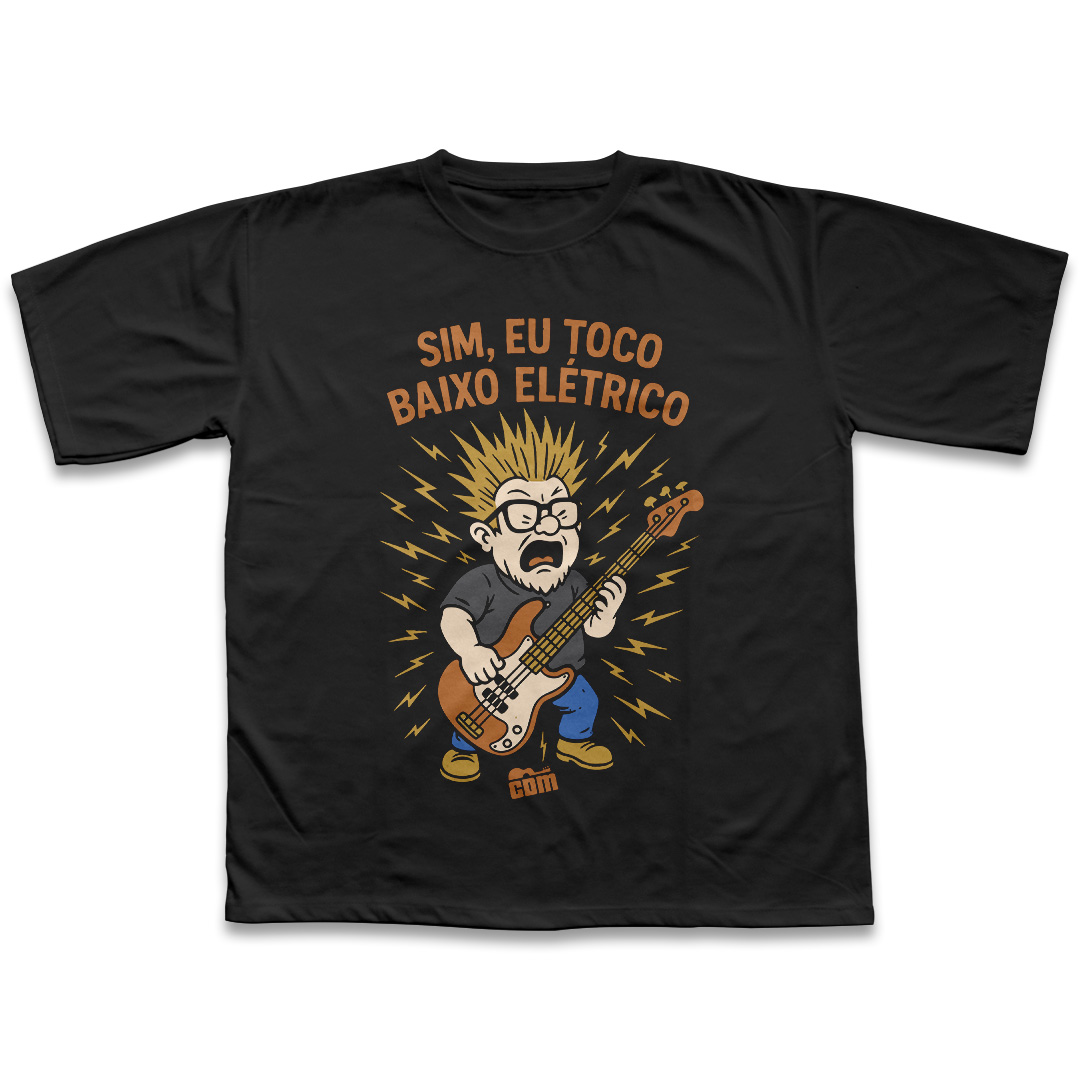 Camiseta Baixo Elétrico