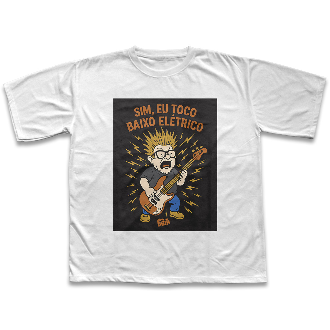 Camiseta Baixo Elétrico