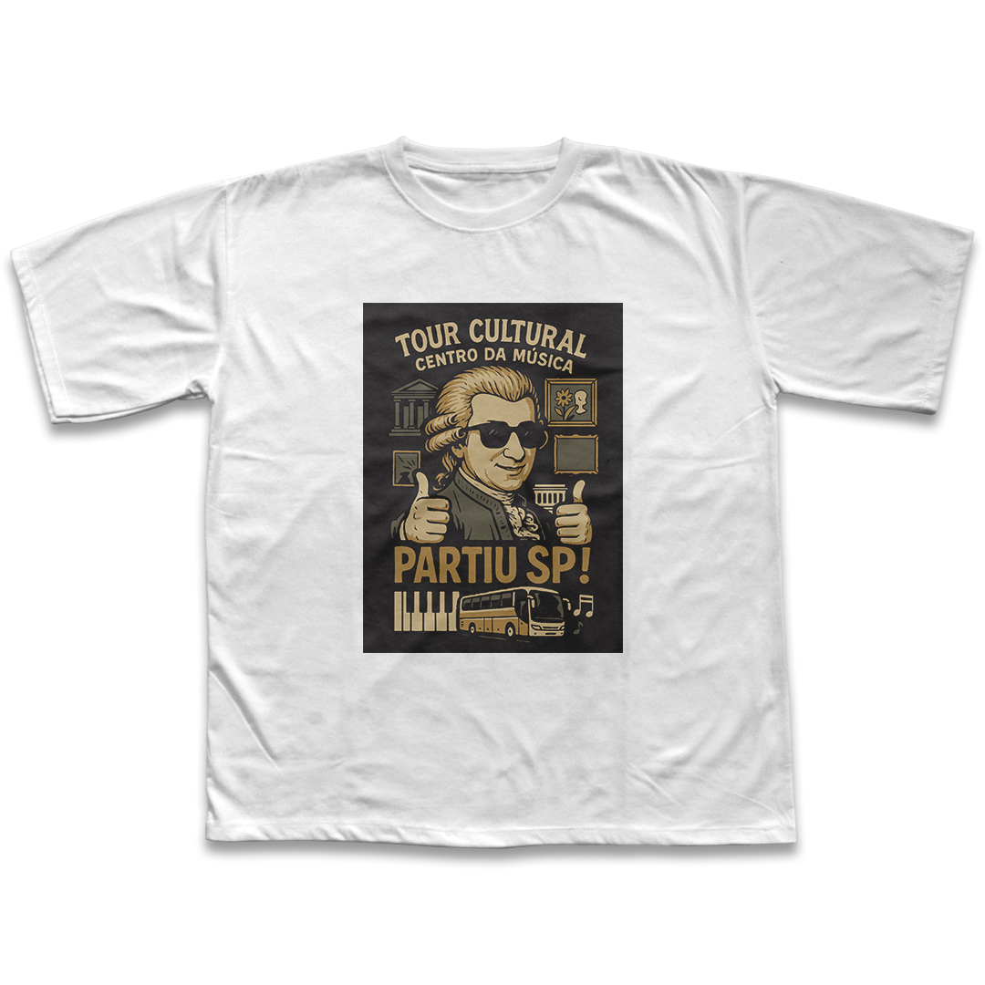 Camiseta Mozart em SP