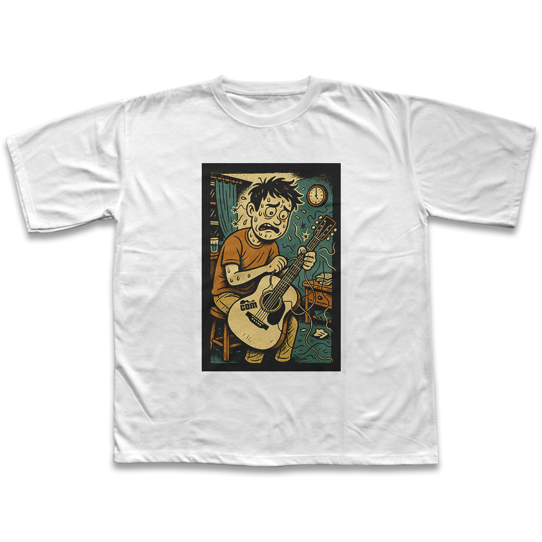 Camiseta The Struggle: Troca de Cordas