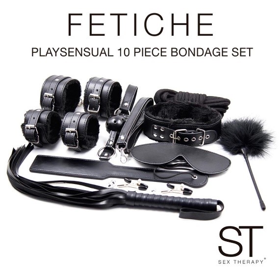 10 piezas bondage set