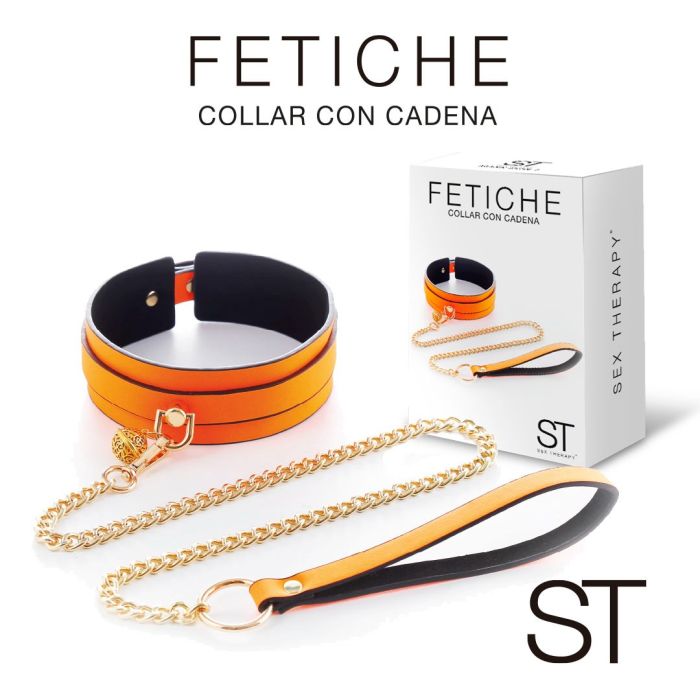 Collar Fetiche con Cadena