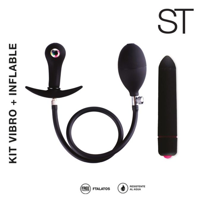 Kit vibro + inflable anal