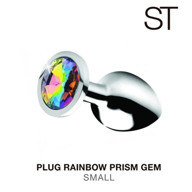 Rainbow Prism Gem Anal Plug Small
