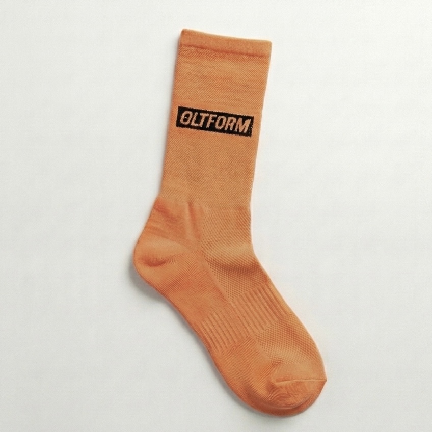 Velocity Crew Sock - Tempo Orange