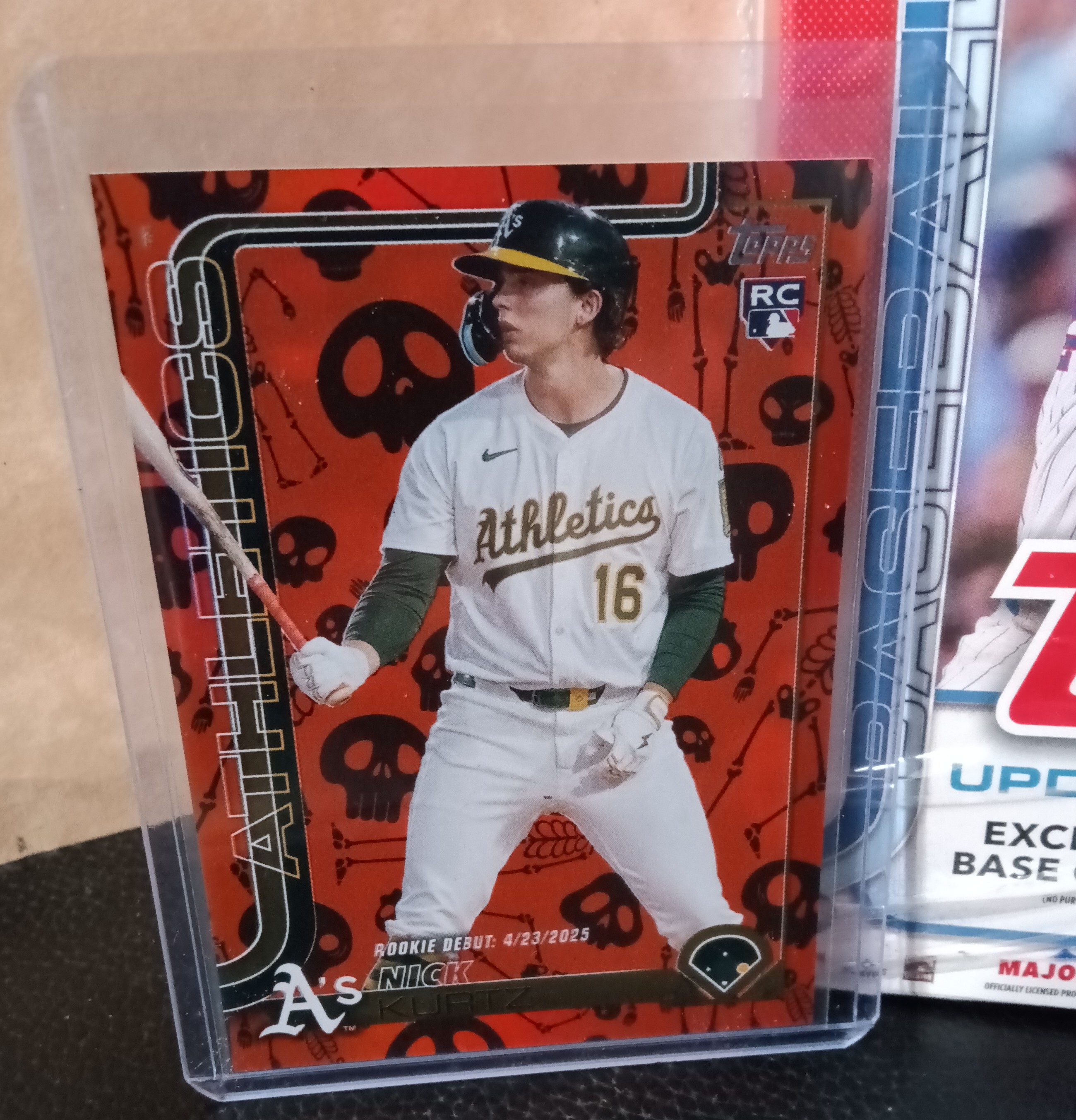 2025 Topps Update Oakland Athletics Rookie Card S/N# 14/50!!