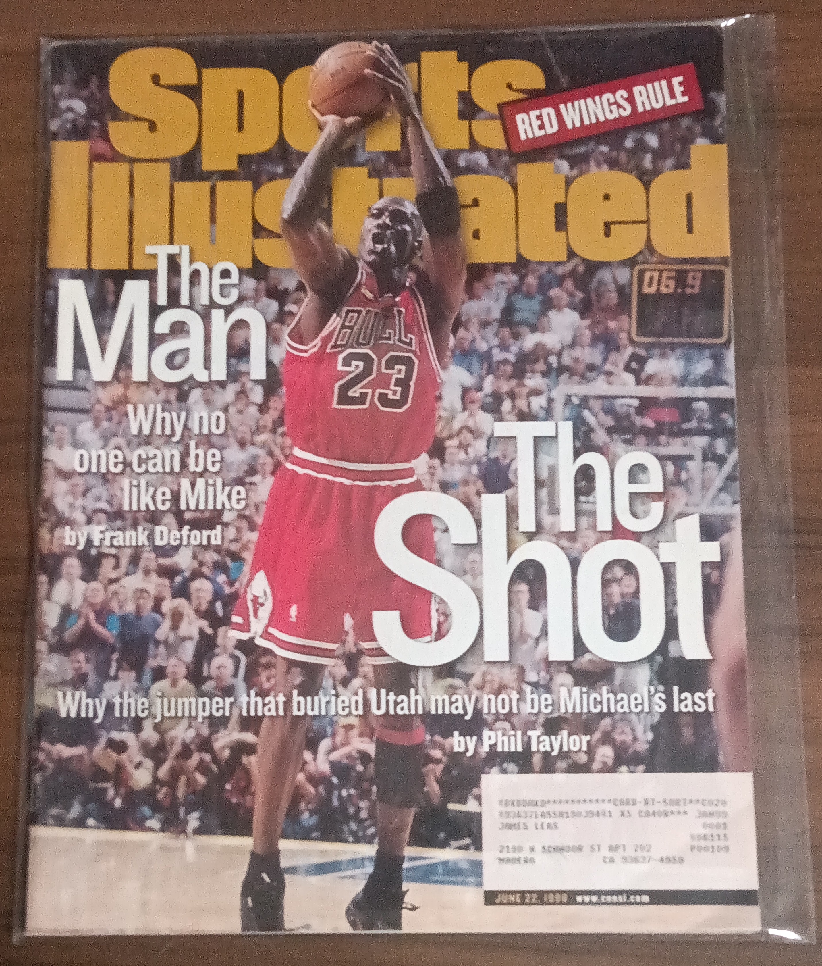 Sports Illustrated Magazine - Michael Jordan Cover