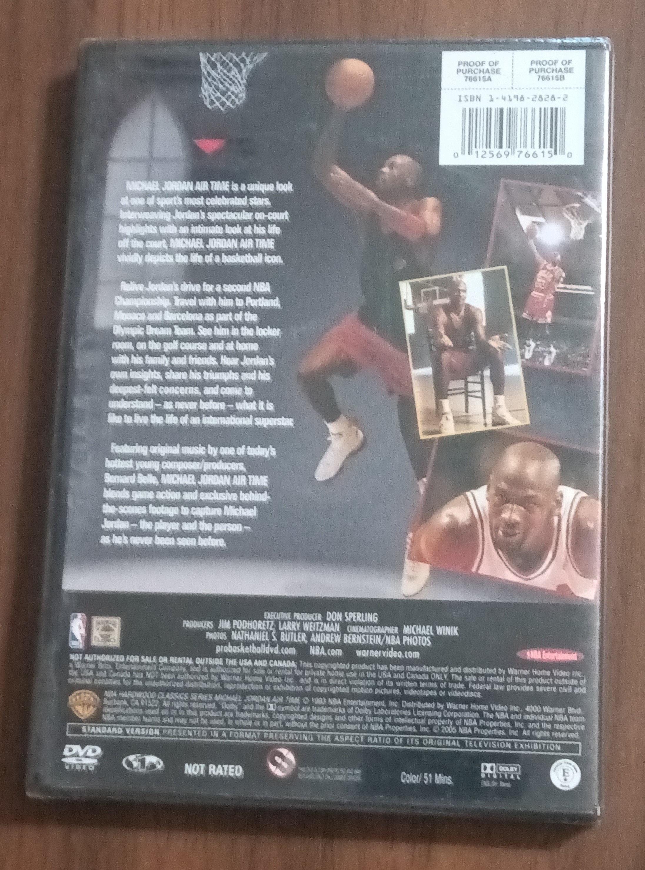Michael Jordan: Air Time DVD- NEW!